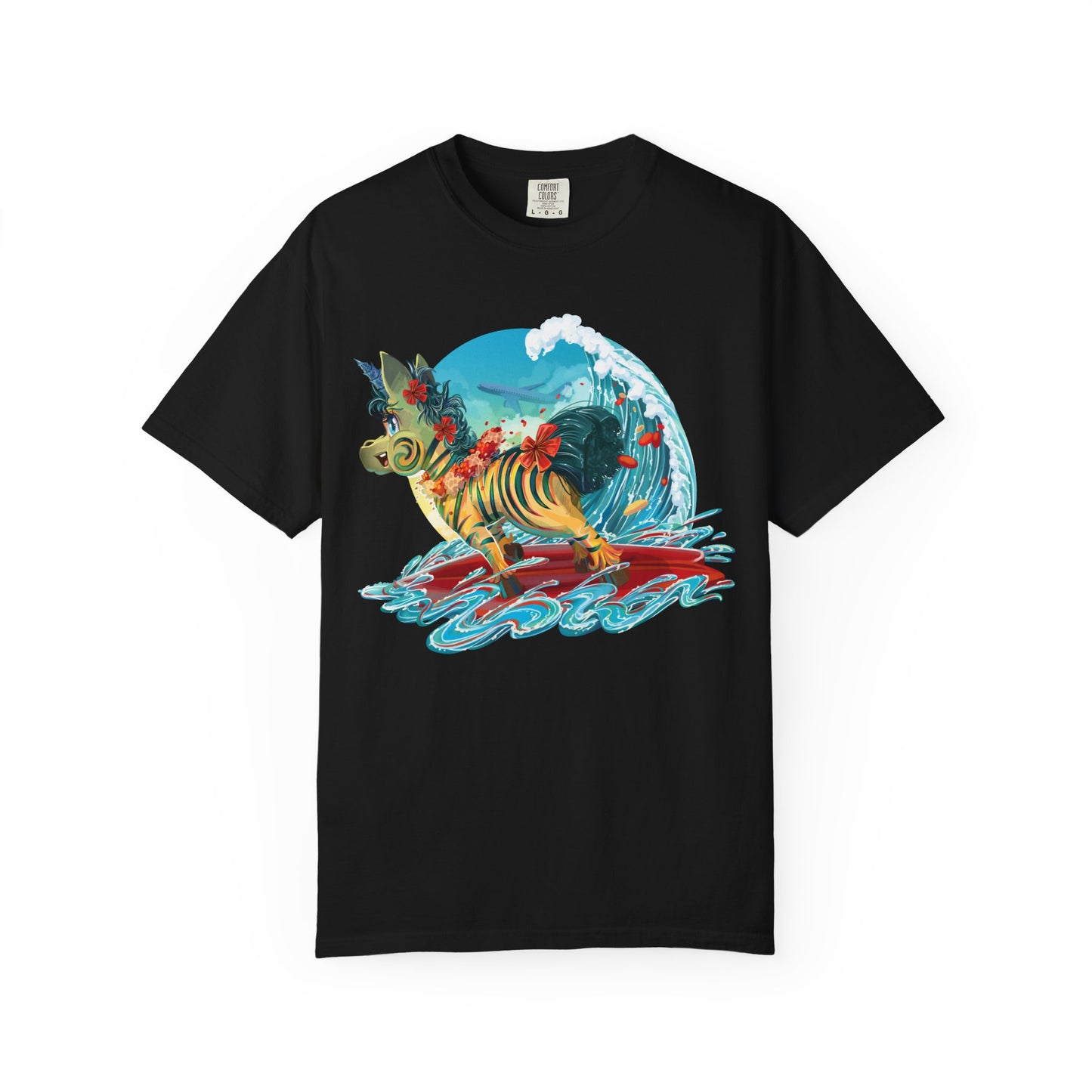 LeeNeigh Goes Surfing Unisex T-shirt