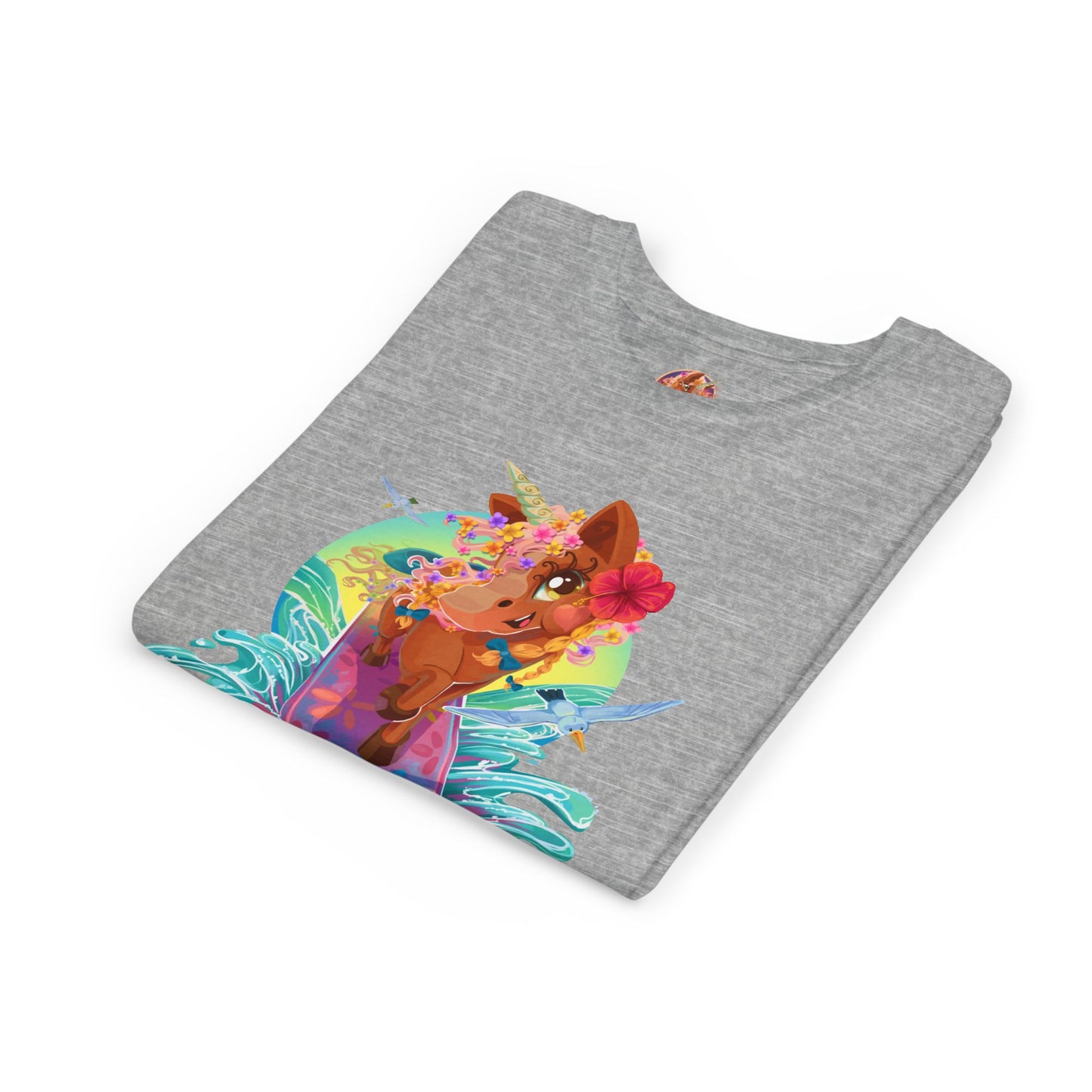 Gwenhwyer's Surfing Adventure Kids T-Shirt