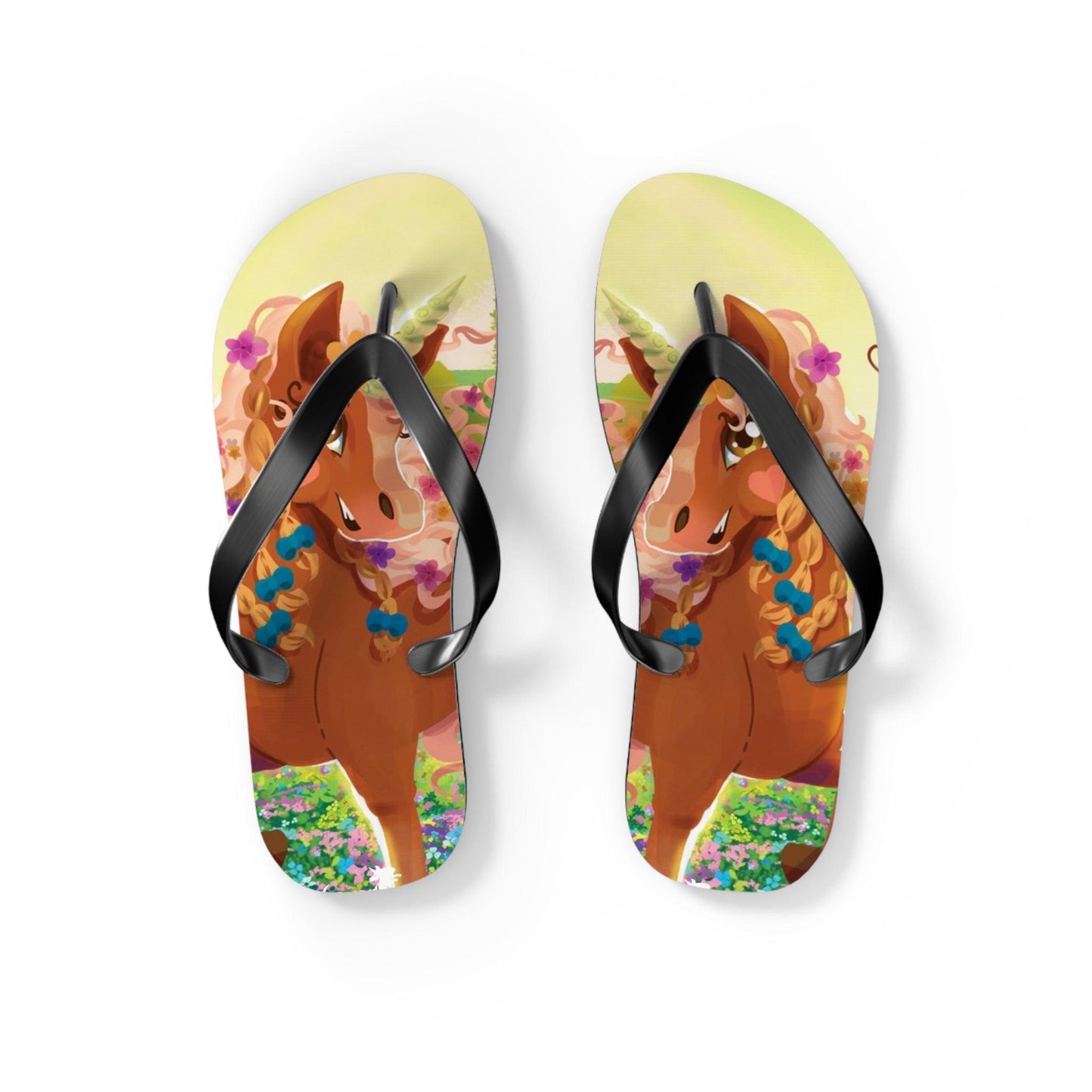 Gwenhwyer Flip Flops - Claires Unicorn Adventures