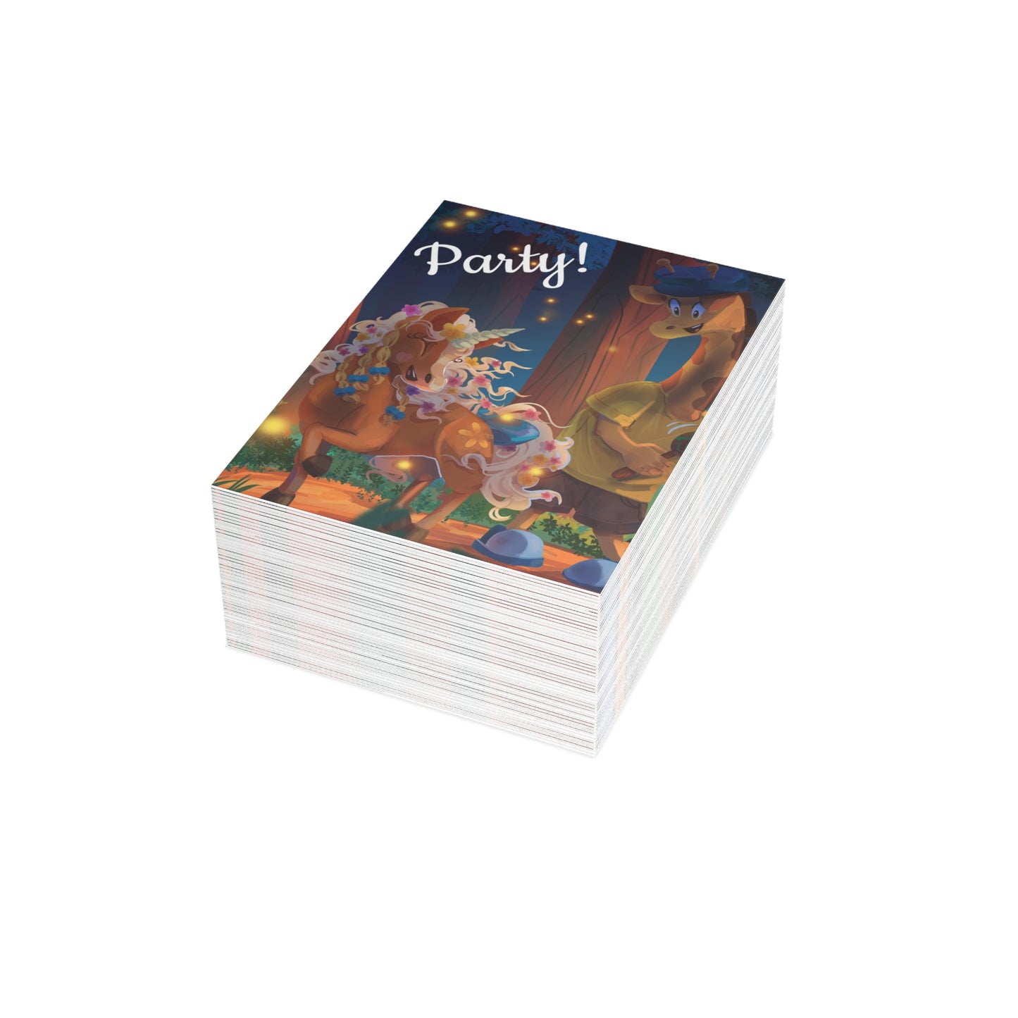 Gwenhwyer Party Invitation Postcard Bundles (envelopes not included)