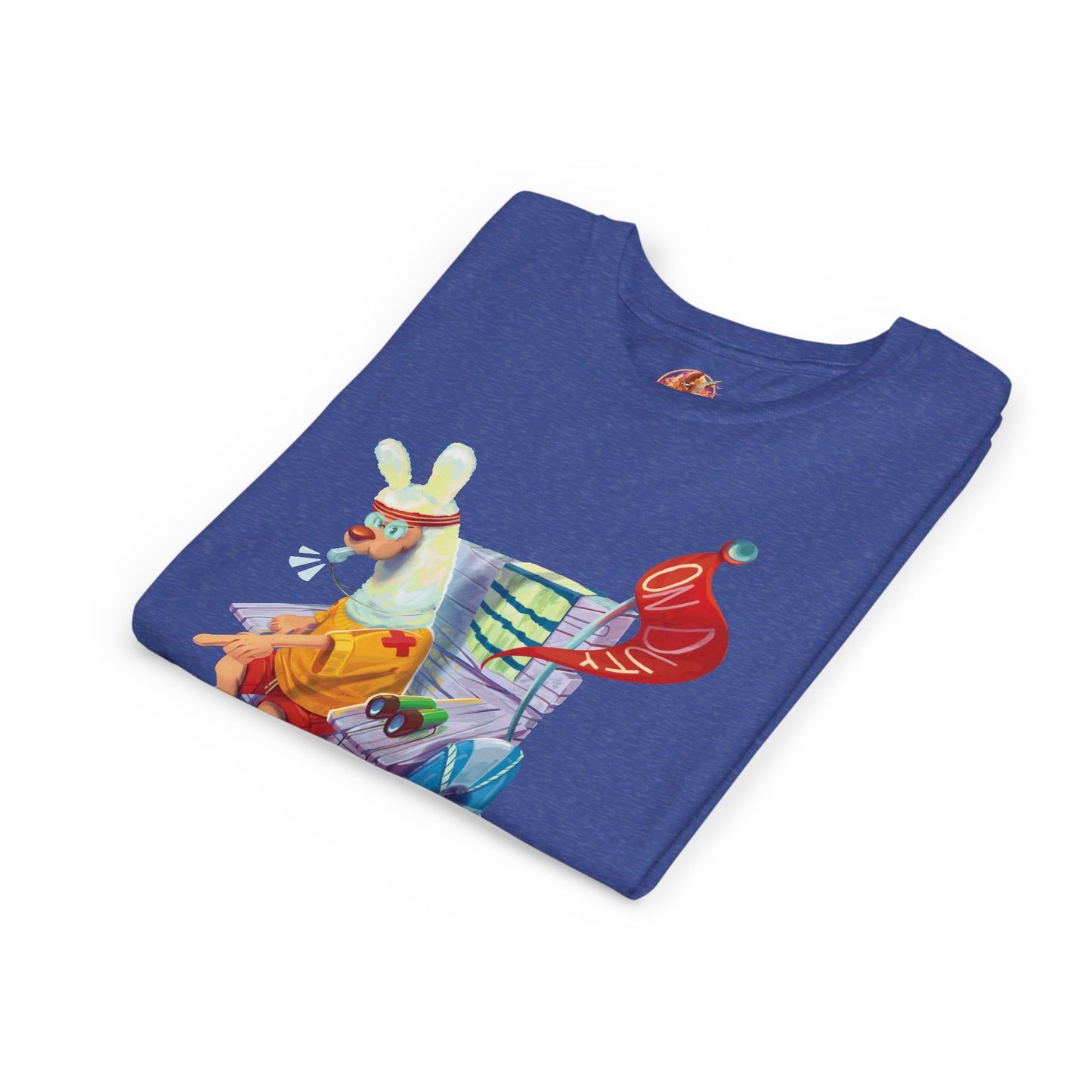 Larry the Llama Plays Lifeguard Kids T-Shirt