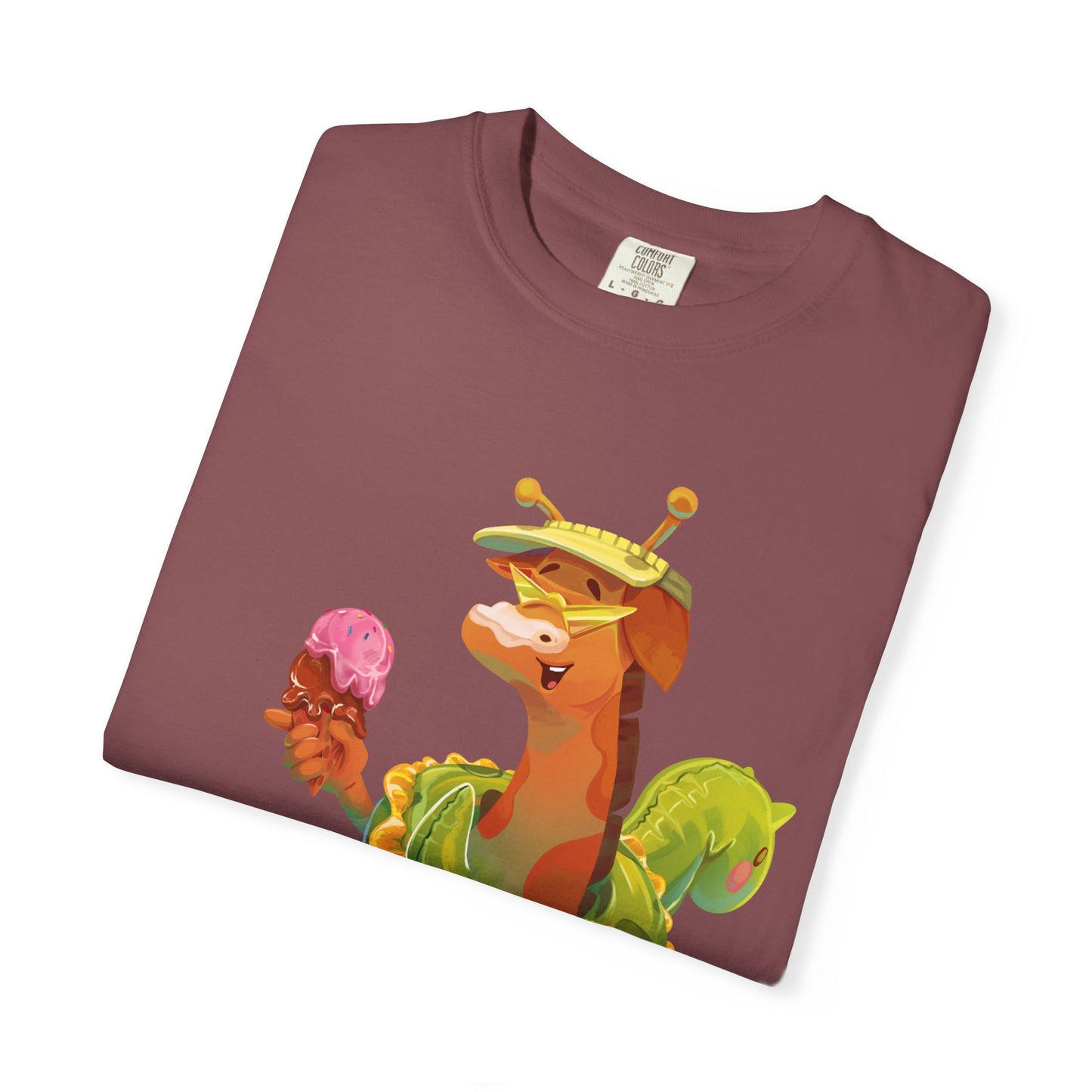 Clippity Clop Giraffe in a Pool Unisex T-shirt
