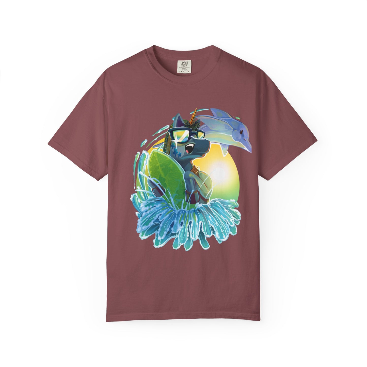 Arty Goes Surfing Unisex T-Shirt
