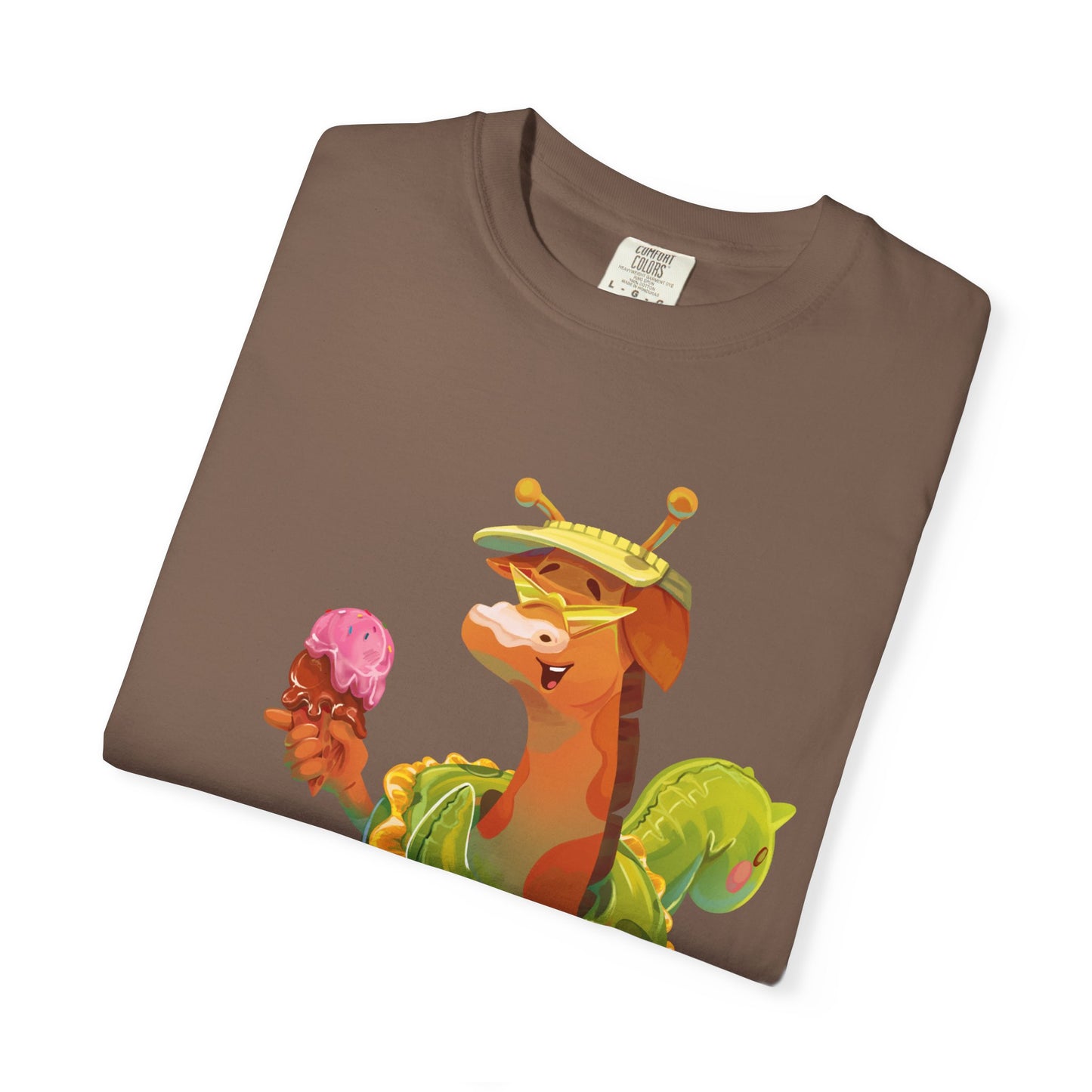 Clippity Clop Giraffe in a Pool Unisex T-shirt
