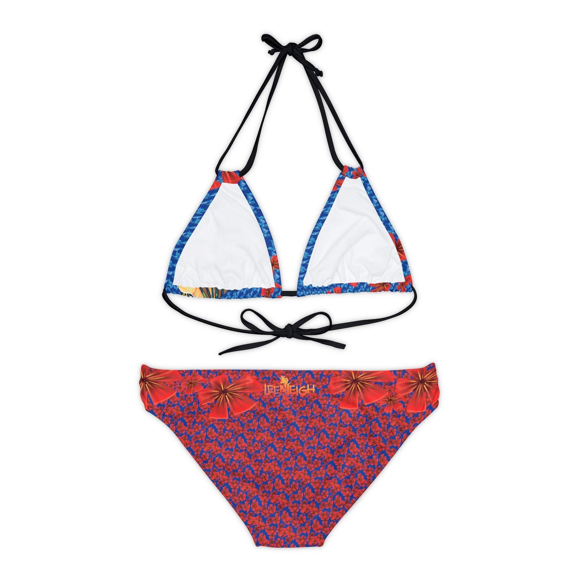 LeeNeigh Dark Blue Strappy Bikini Set - Claires Unicorn Adventures