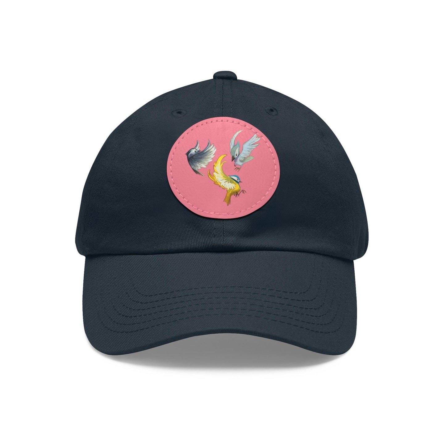 Dad Hat with Leather Patch (Round) - Claires Unicorn Adventures