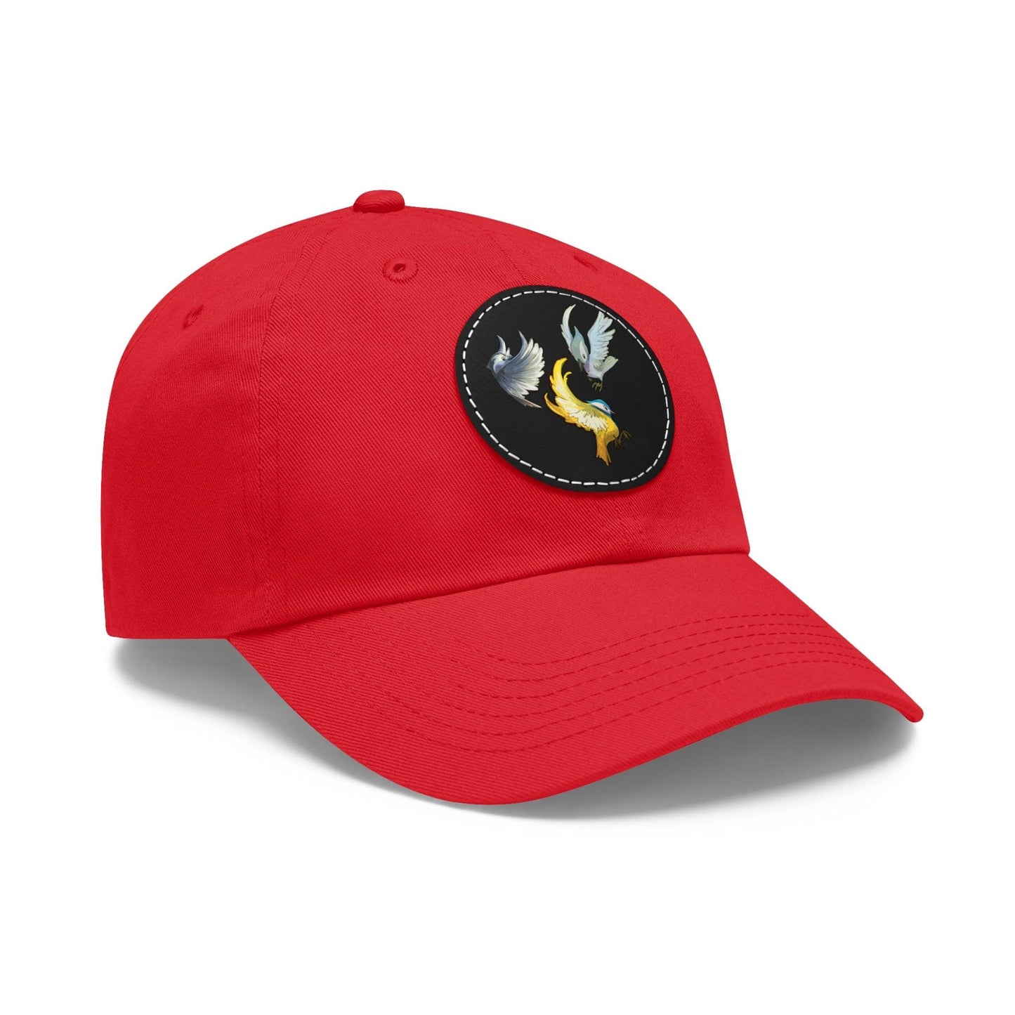 Dad Hat with Leather Patch (Round) - Claires Unicorn Adventures