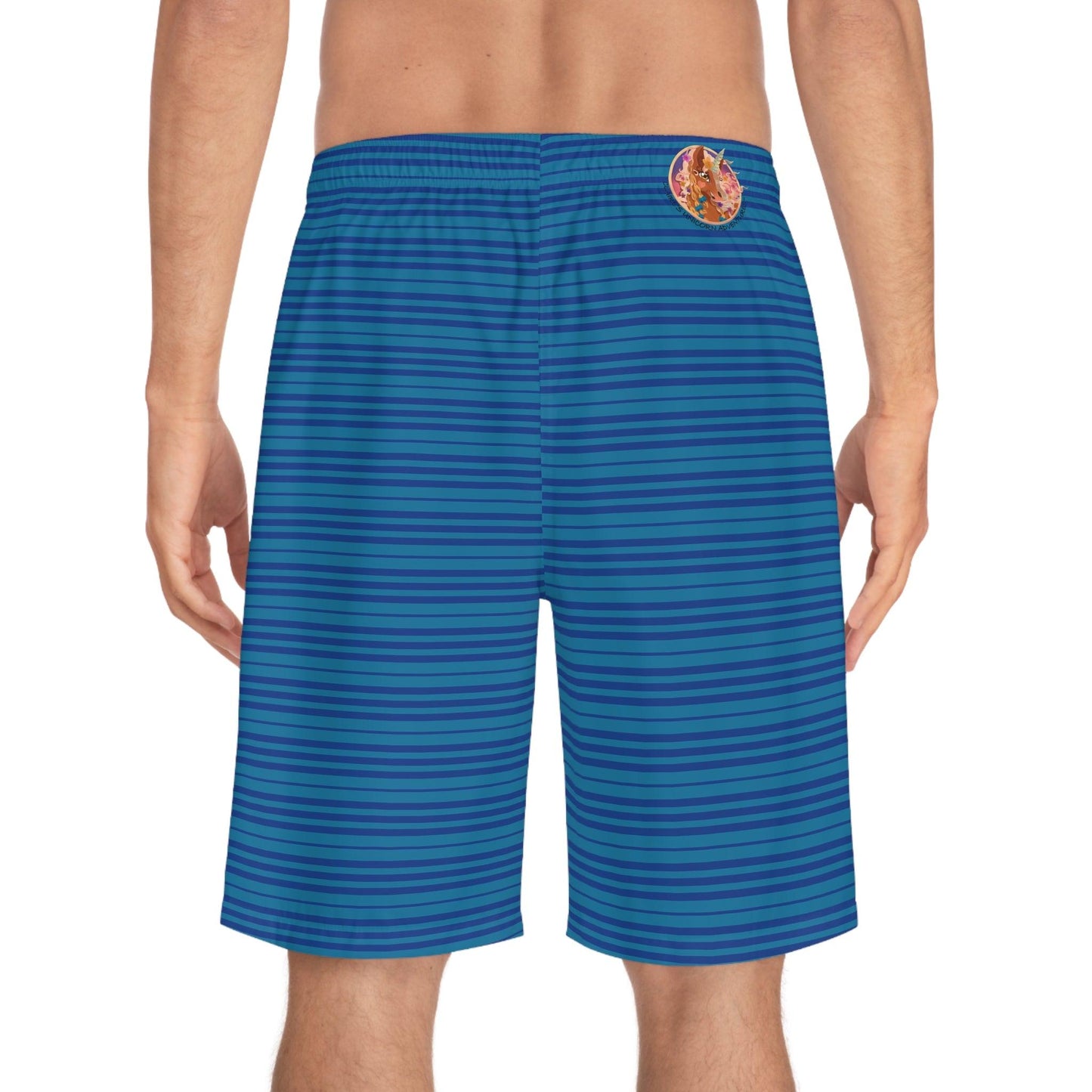 Clippity Clop Giraffe Men's Board Shorts - Claires Unicorn Adventures