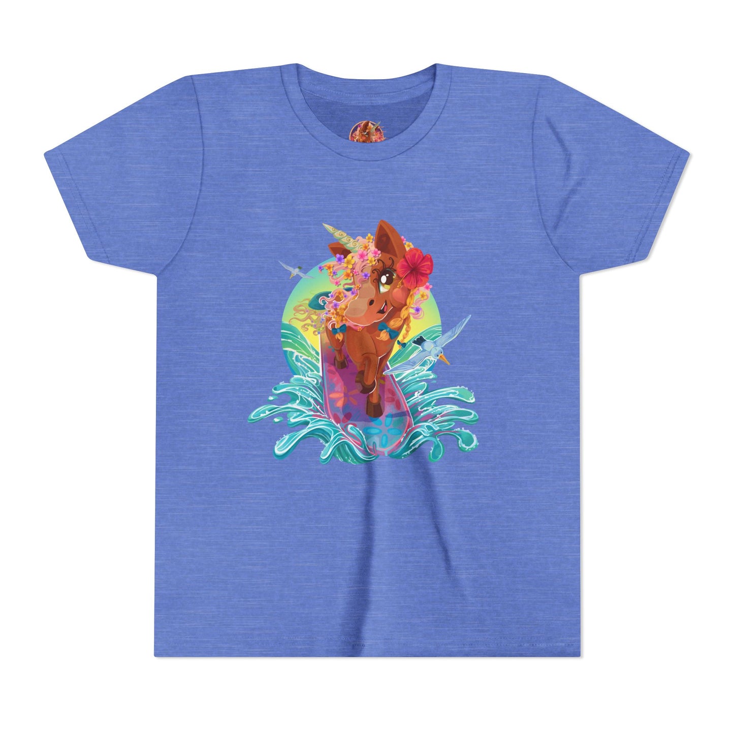 Gwenhwyer's Surfing Adventure Kids T-Shirt