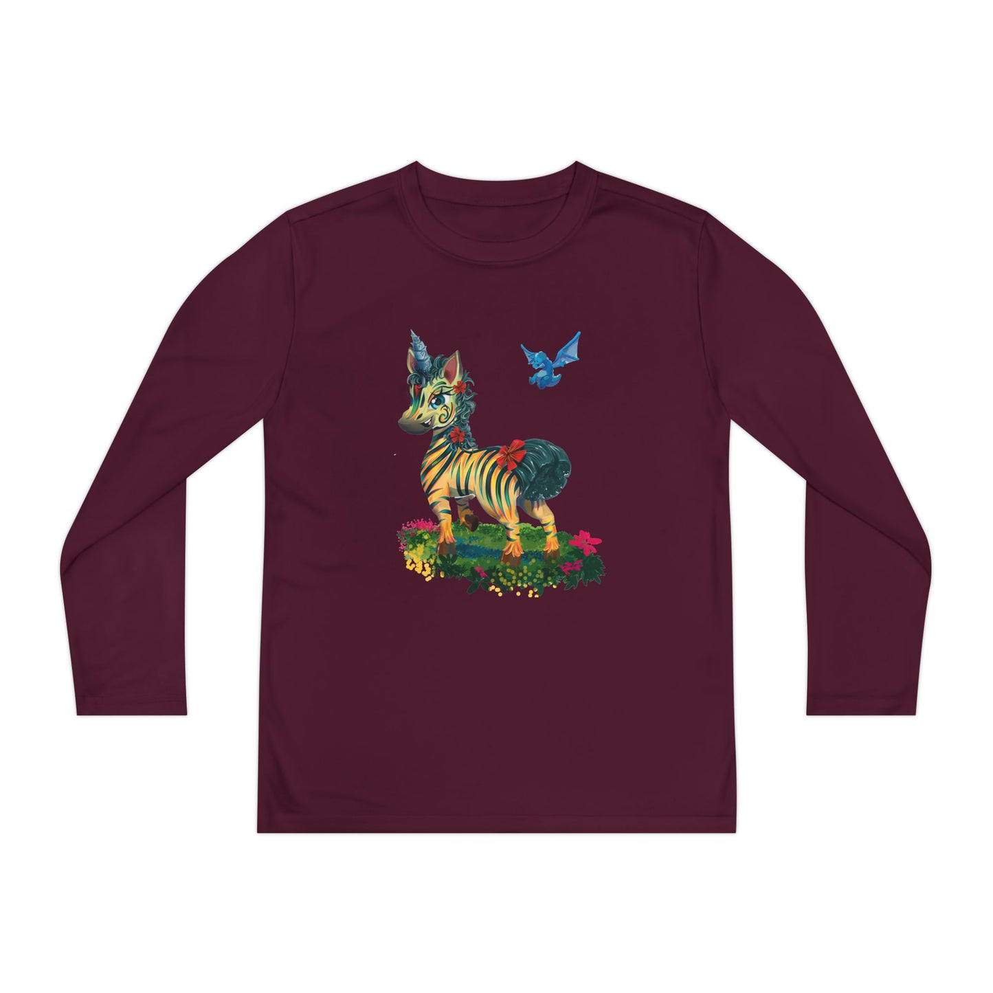 Long Sleeve Youth Tee - LeeNeigh Unicorn