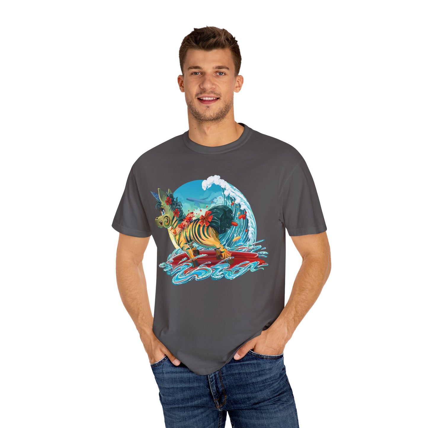 LeeNeigh Goes Surfing Unisex T-shirt