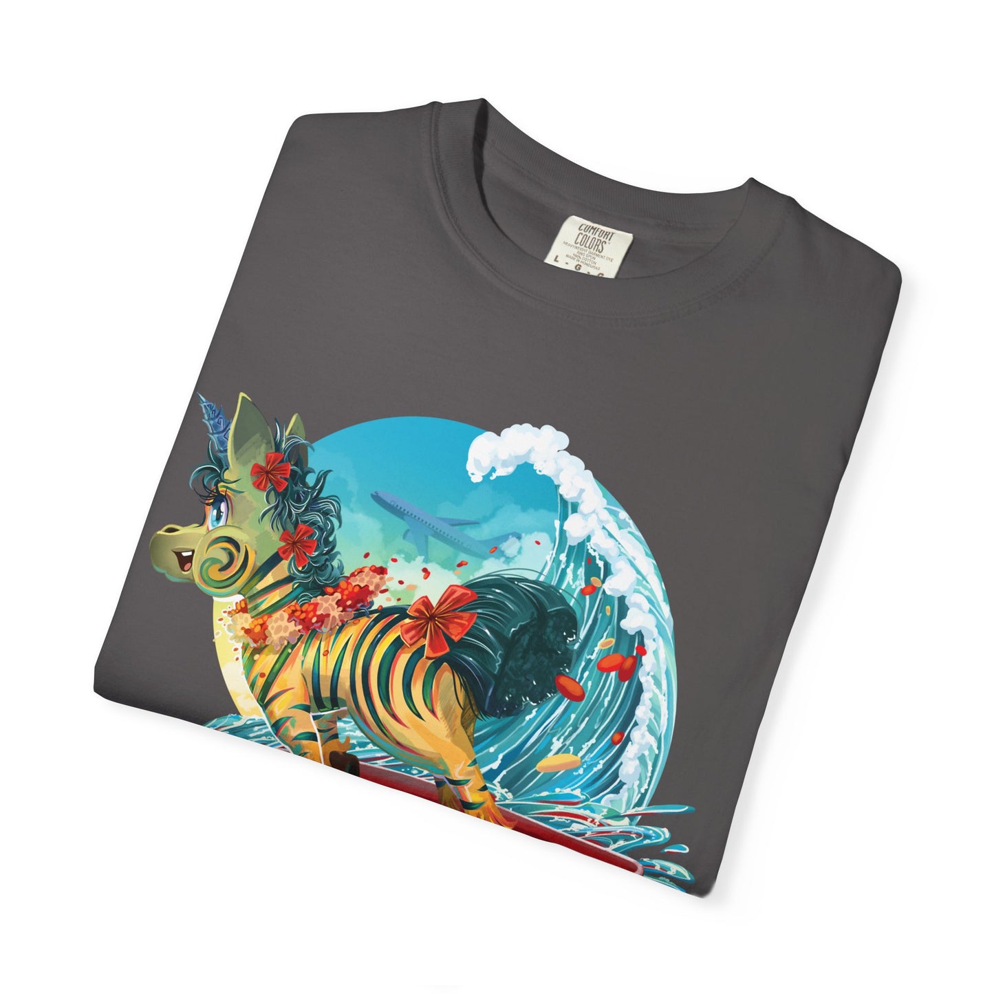 LeeNeigh Goes Surfing Unisex T-shirt