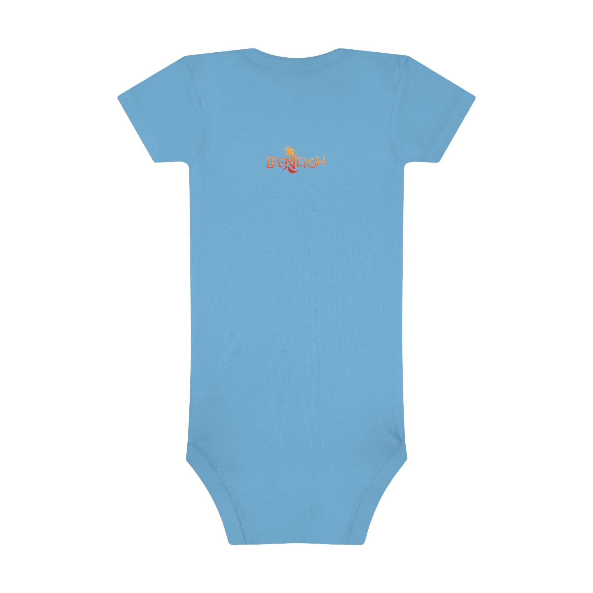 LeeNeigh Baby Short Sleeve Onesie® - Claires Unicorn Adventures