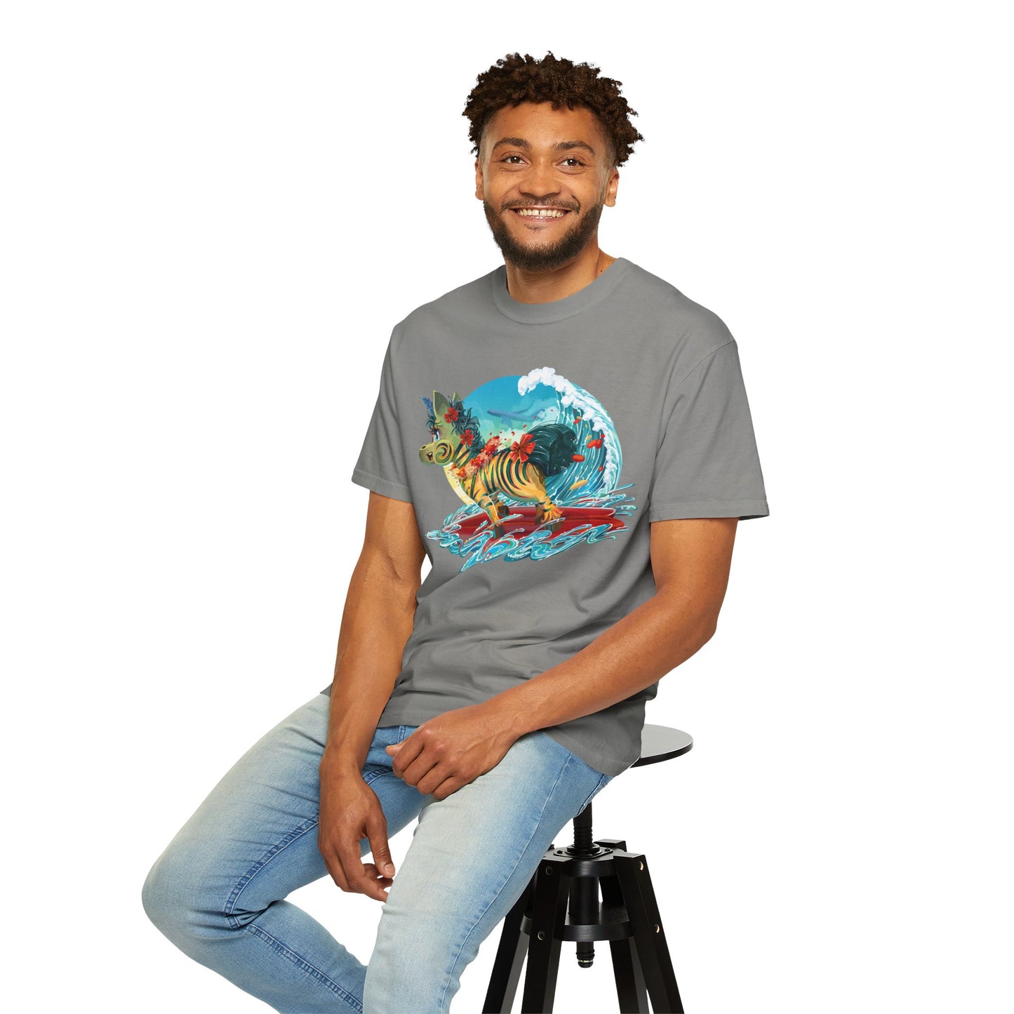 LeeNeigh Goes Surfing Unisex T-shirt