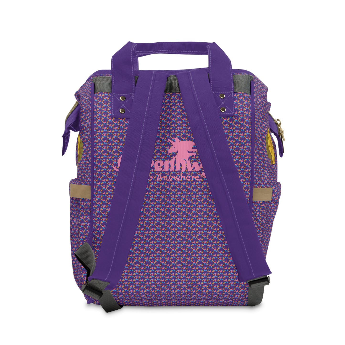 Gwenhwyer Purple Multi-use Backpack