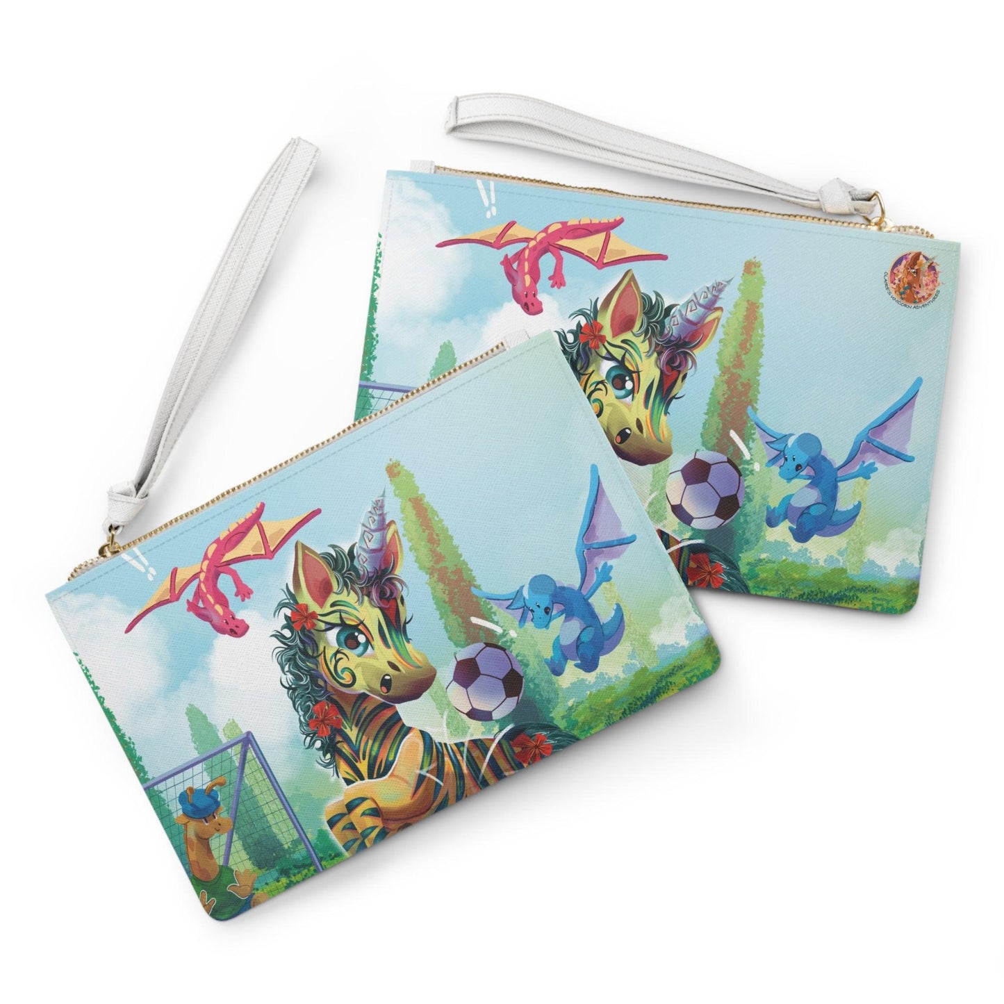 LeeNeigh Soccer Clutch Bag - Claires Unicorn Adventures