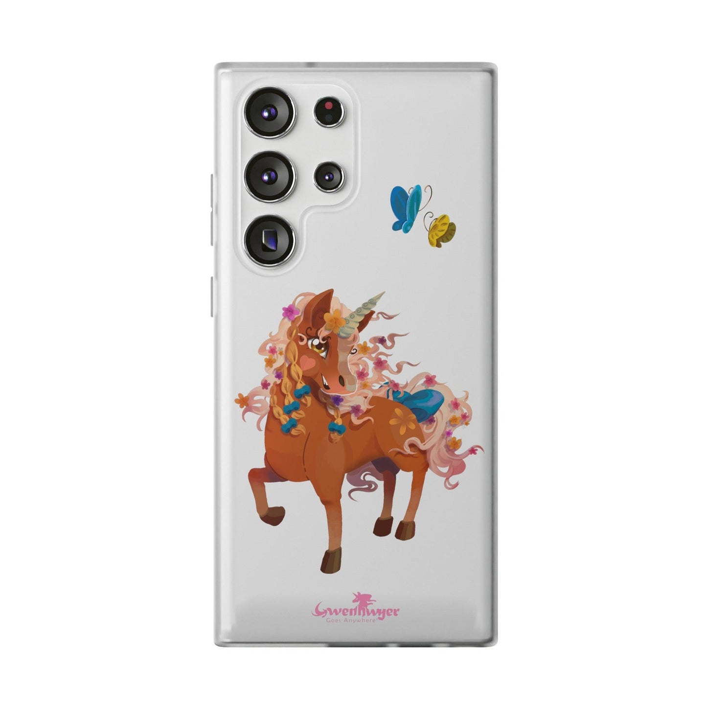 Gwenhwyer Flexi Case - Claires Unicorn Adventures