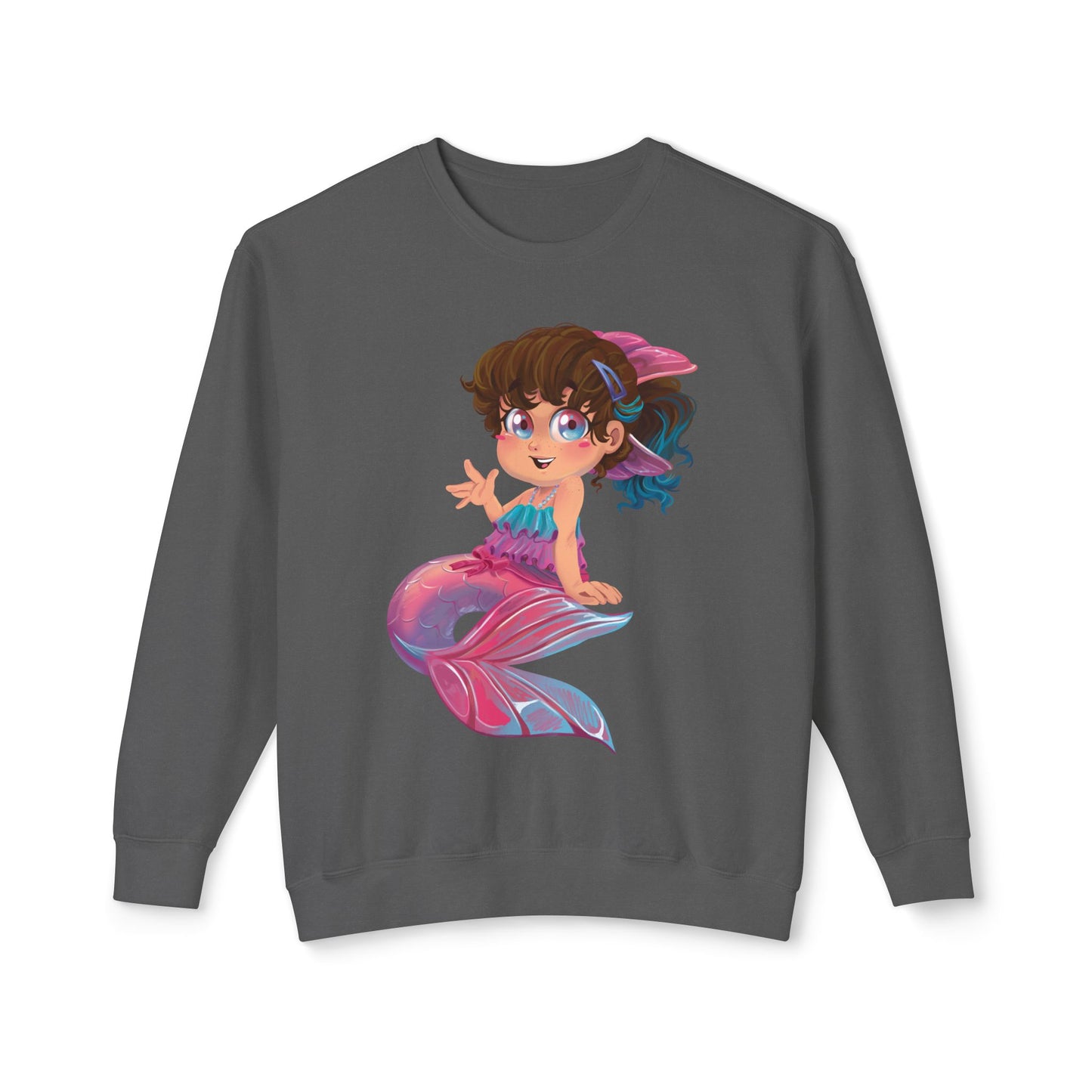 Mermaid Lightweight Crewneck Sweatshirt - Serena