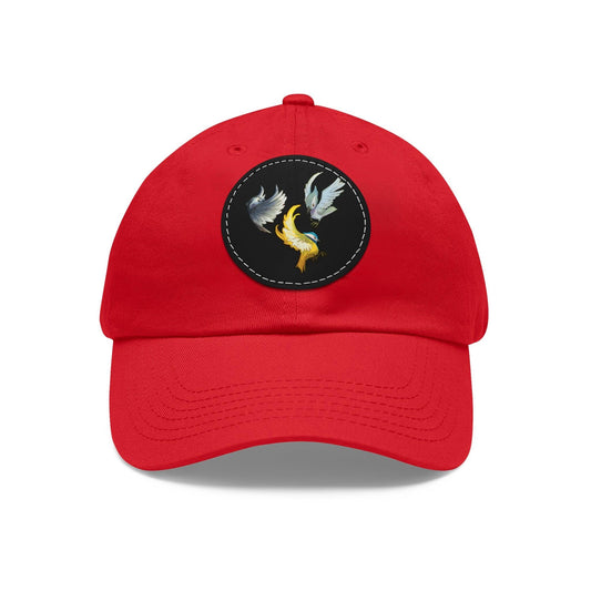 Dad Hat with Leather Patch (Round) - Claires Unicorn Adventures