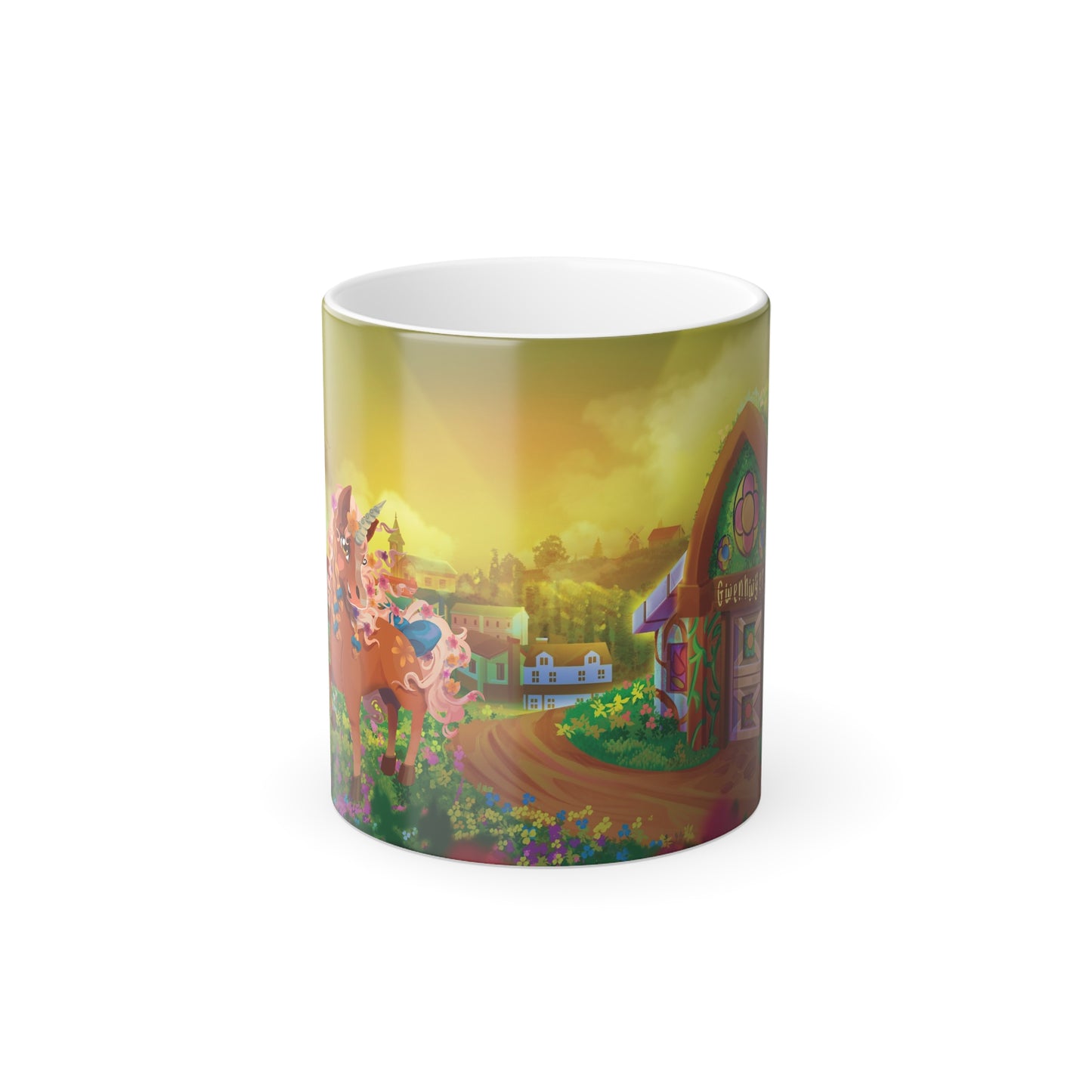 Gwenhwyer Goes Anywhere - Color Morphing Mug, 11oz