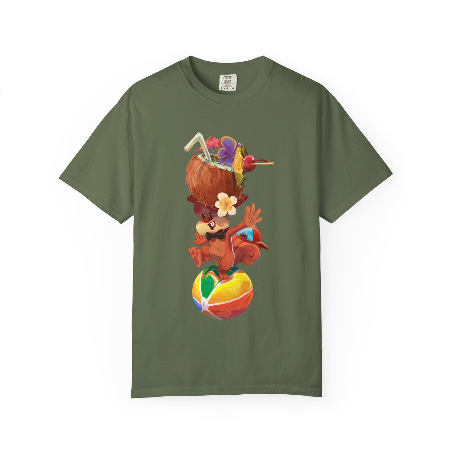 Tyrone the Squirrel Beach Ball Balancing Act Unisex T-Shirt