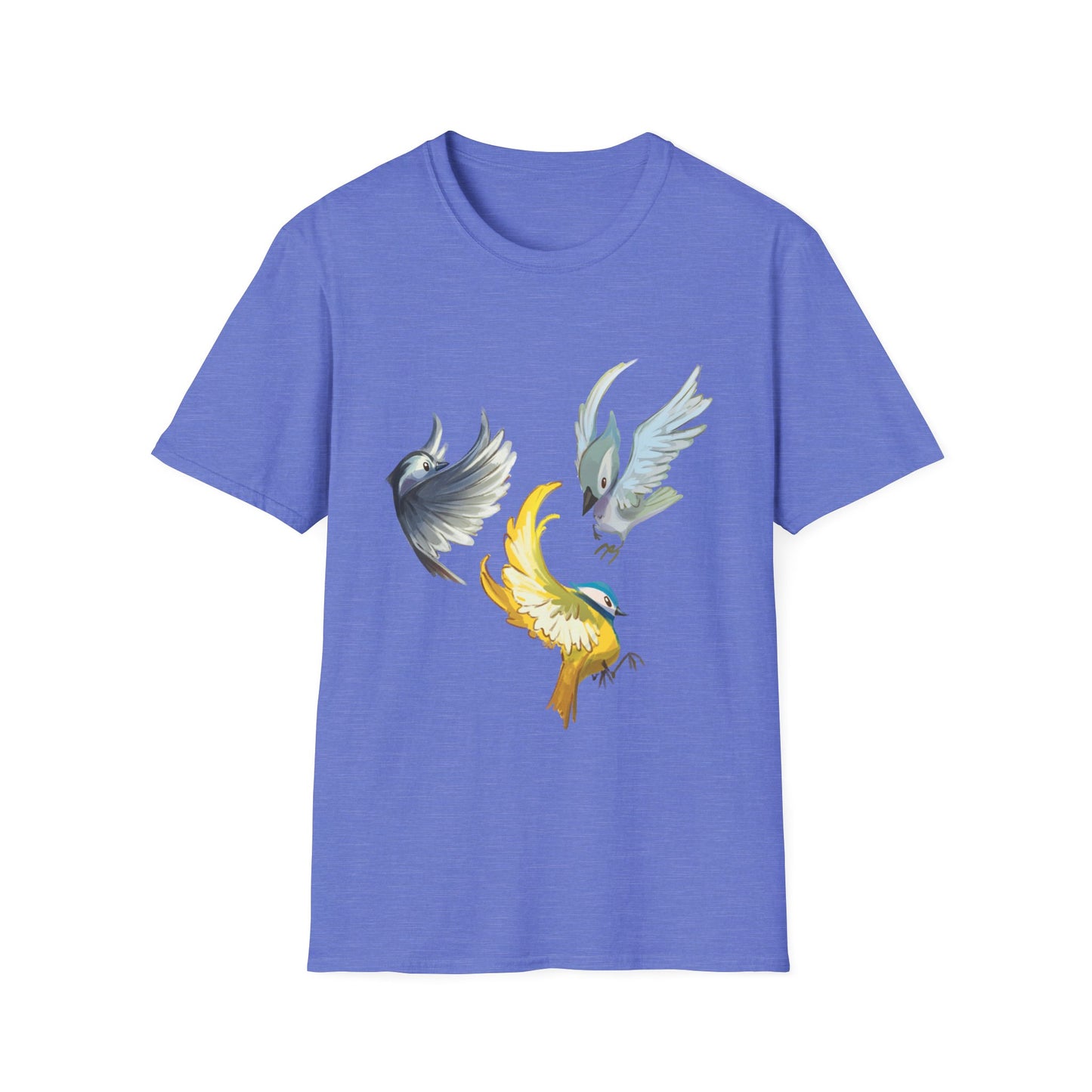 Busy Birds Unisex Softstyle T-Shirt