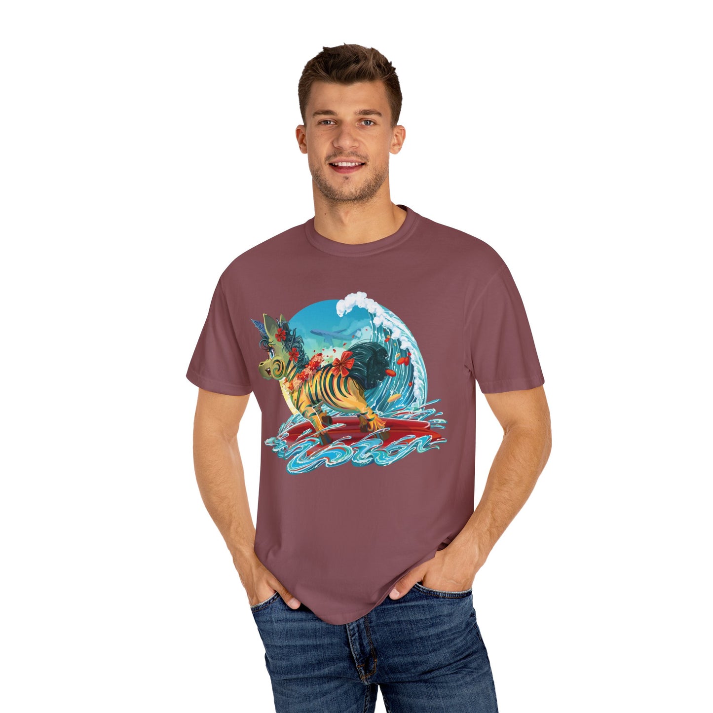 LeeNeigh Goes Surfing Unisex T-shirt