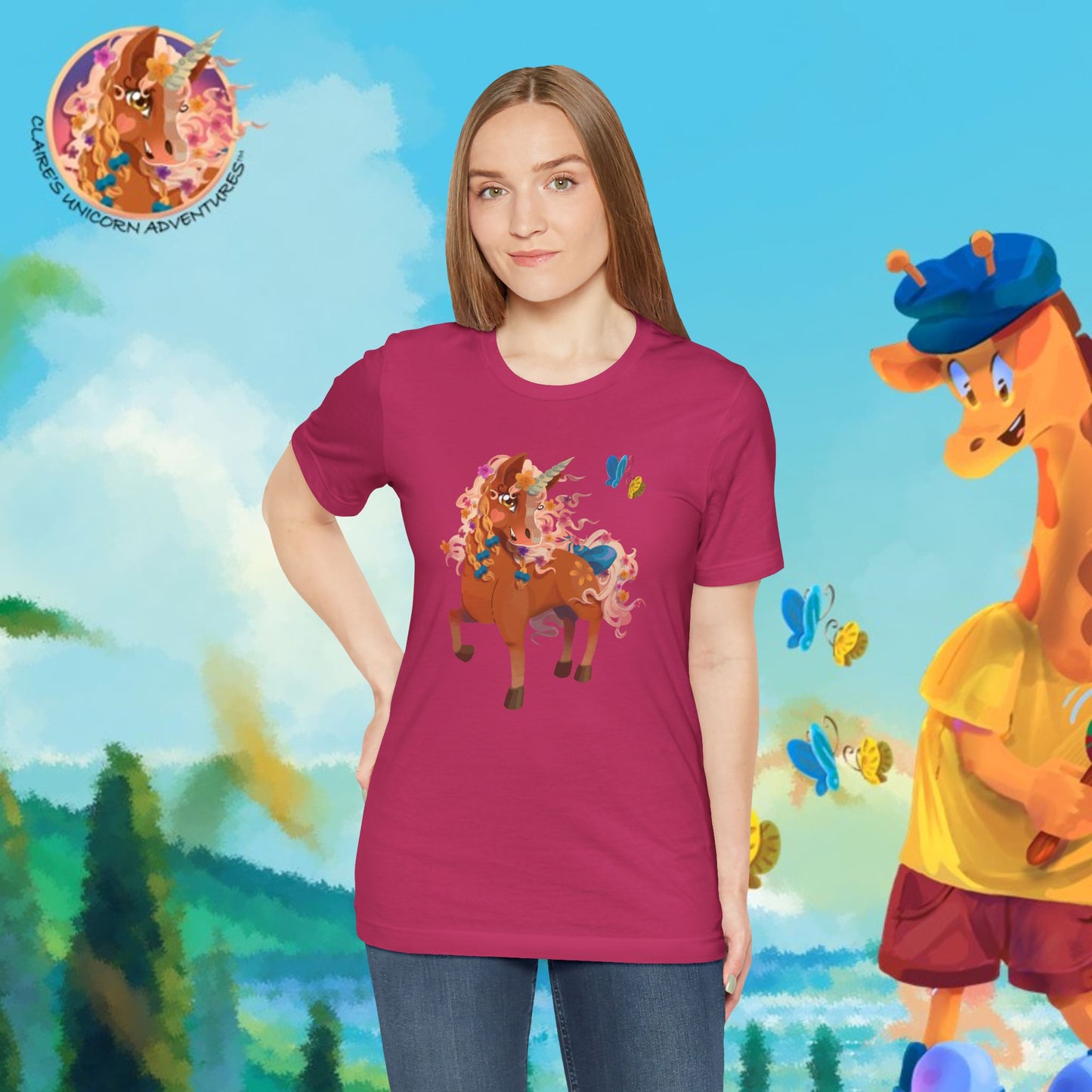 Gwenhwyer Unisex Jersey Short Sleeve Tee