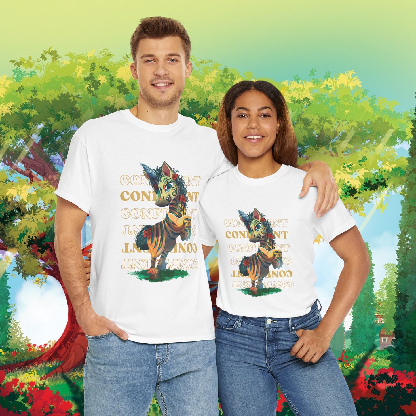 LeeNeigh Confident Unisex Heavy Cotton Tee