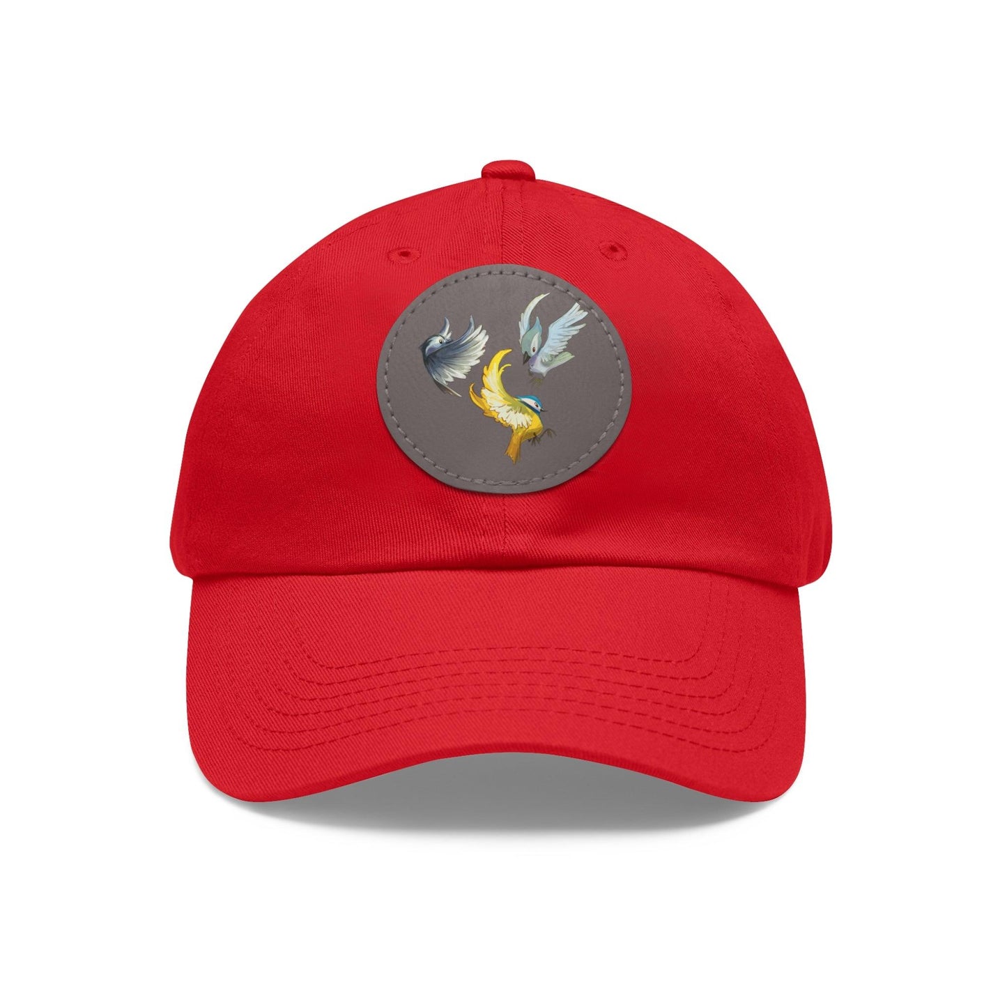 Dad Hat with Leather Patch (Round) - Claires Unicorn Adventures