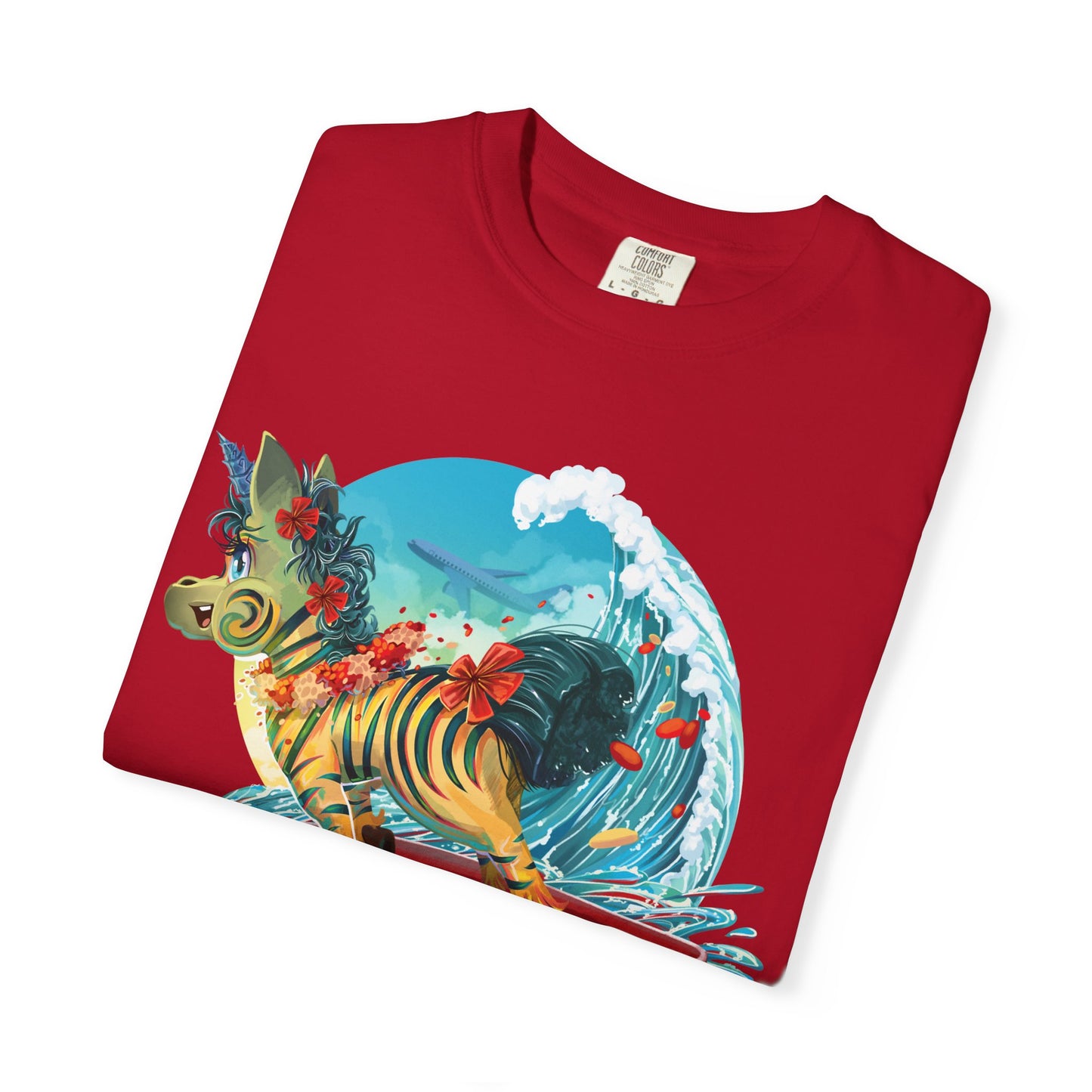 LeeNeigh Goes Surfing Unisex T-shirt