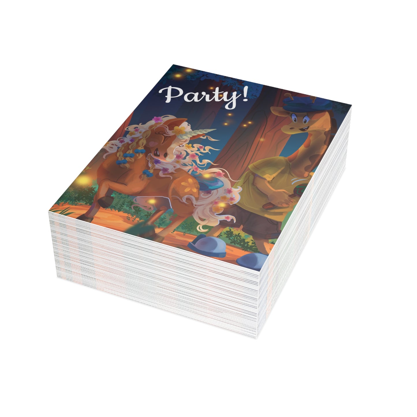 Gwenhwyer Party Invitation Postcard Bundles (envelopes not included)