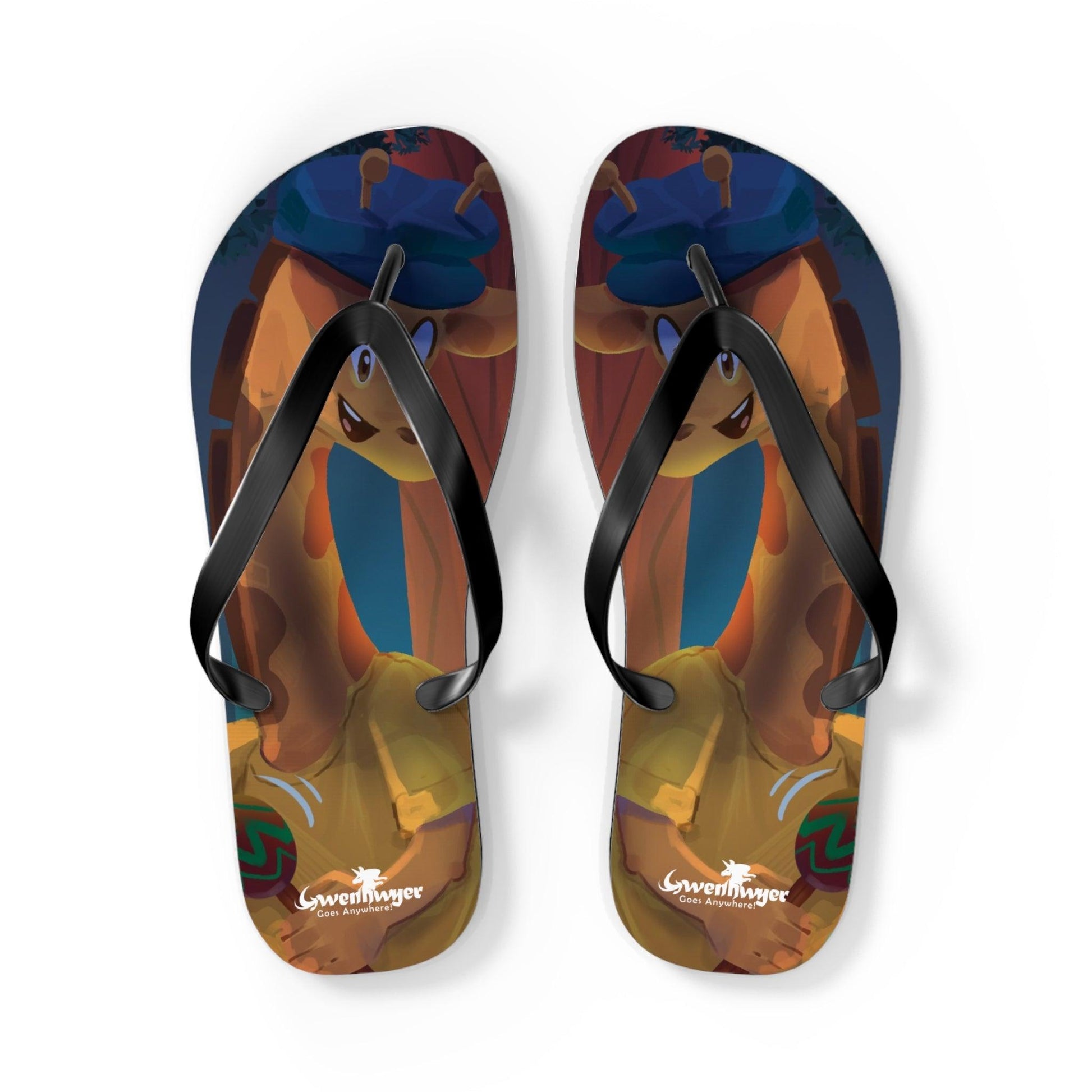 Clippity Clop Giraffe Flip Flops - Claires Unicorn Adventures