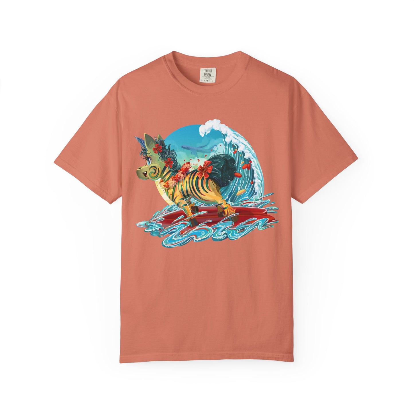 LeeNeigh Goes Surfing Unisex T-shirt