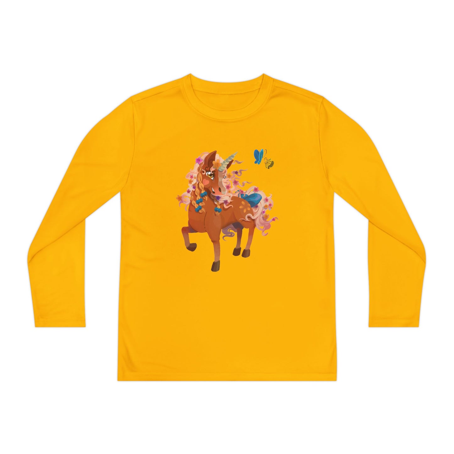 Youth Long Sleeve Tee - Gwenhwyer Unicorn