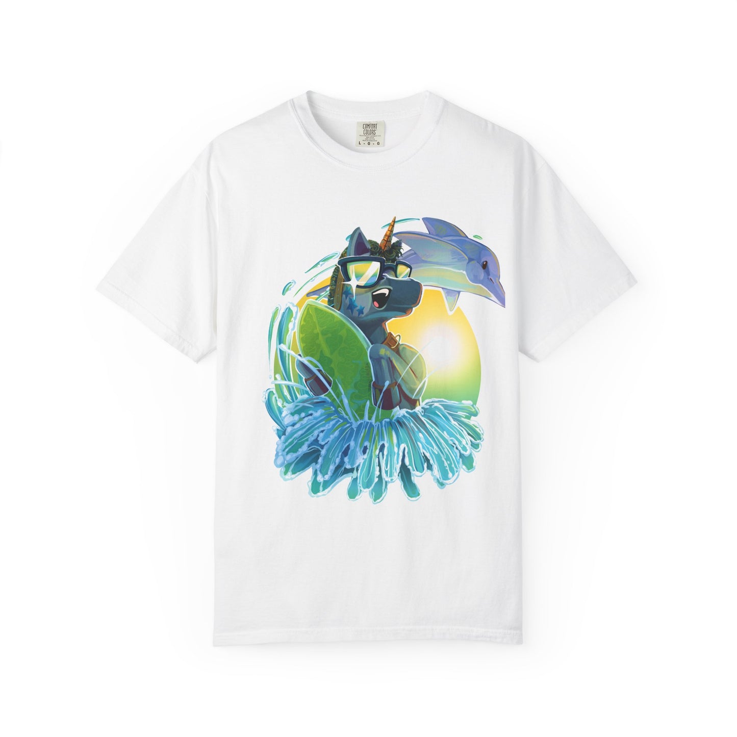 Arty Goes Surfing Unisex T-Shirt
