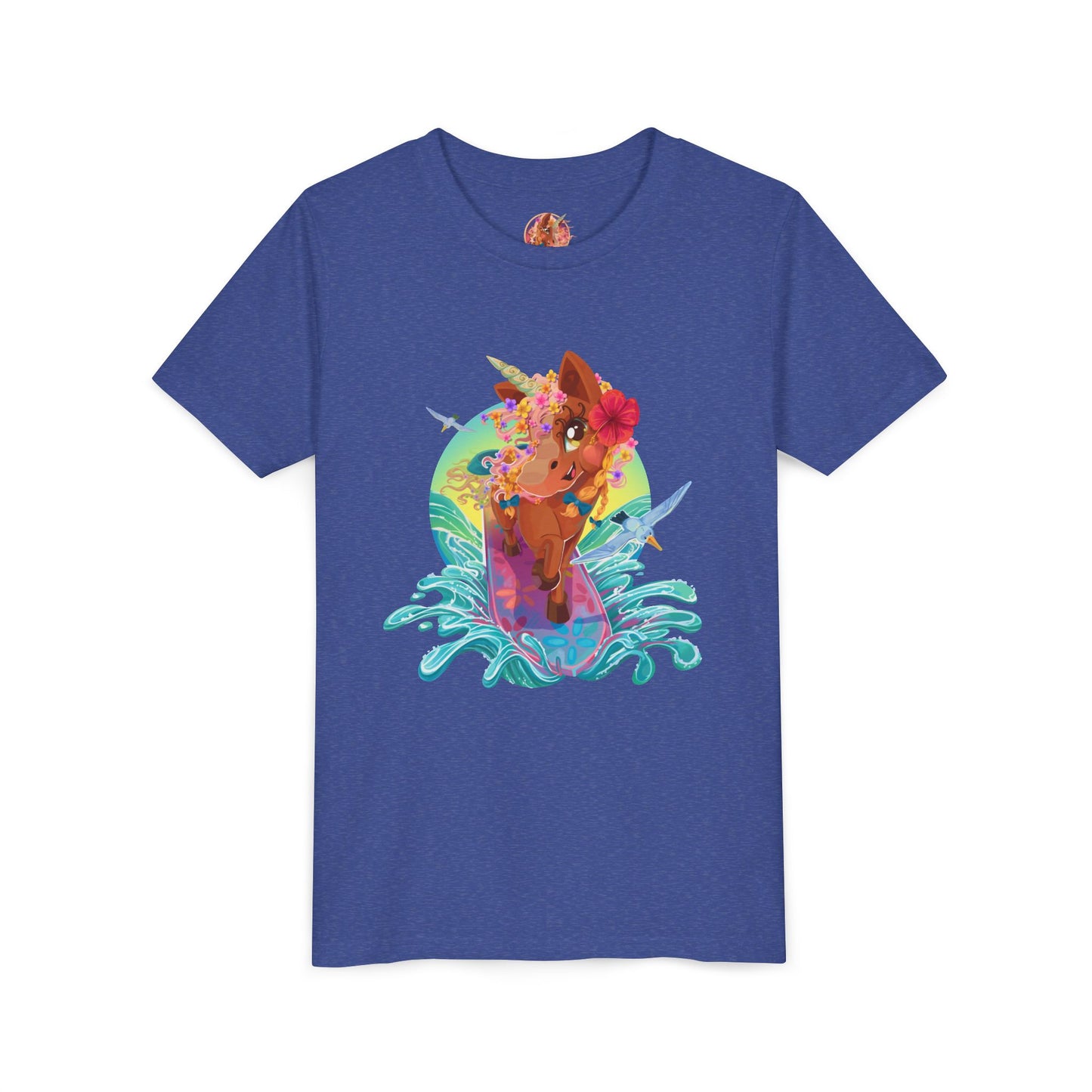 Gwenhwyer's Surfing Adventure Kids T-Shirt