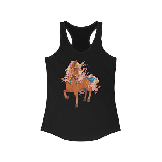 Gwenhwyer's Women's Racerback Tank - Claires Unicorn Adventures