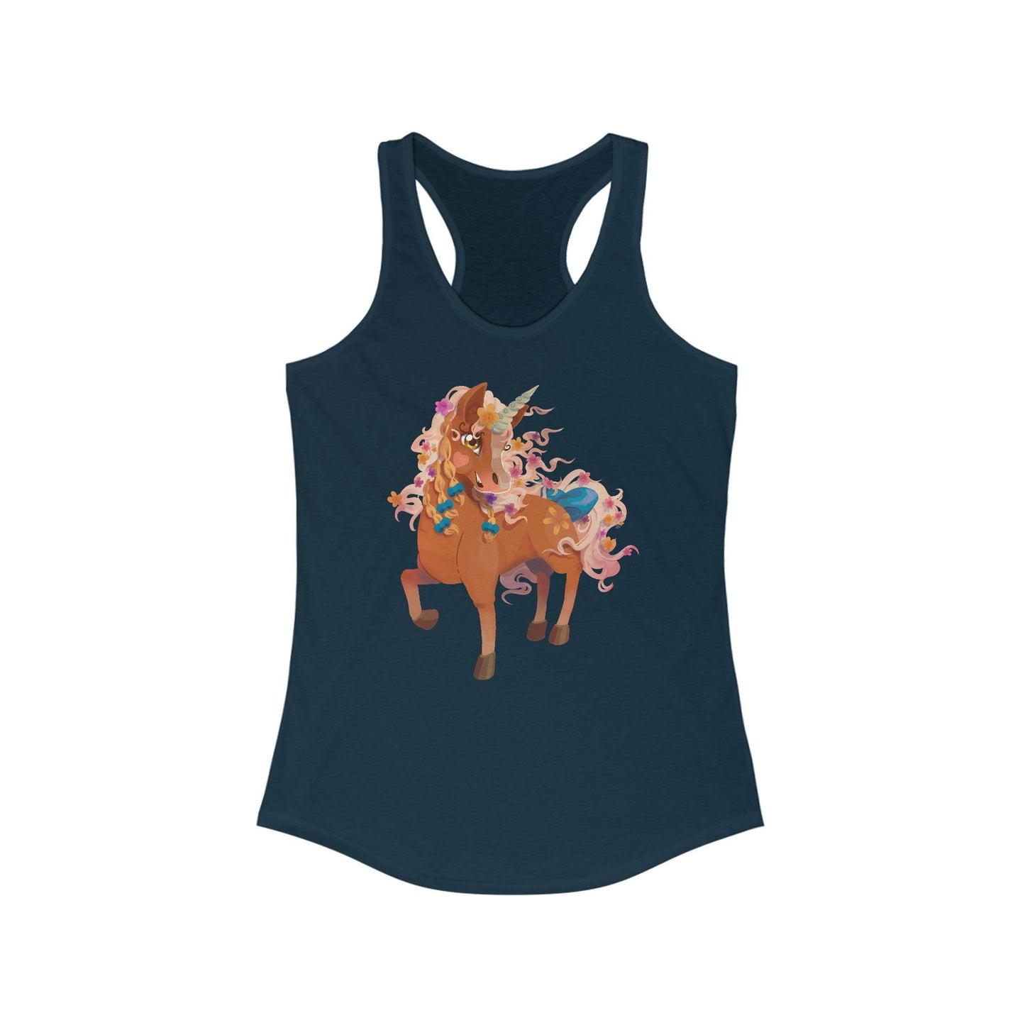 Gwenhwyer's Women's Racerback Tank - Claires Unicorn Adventures