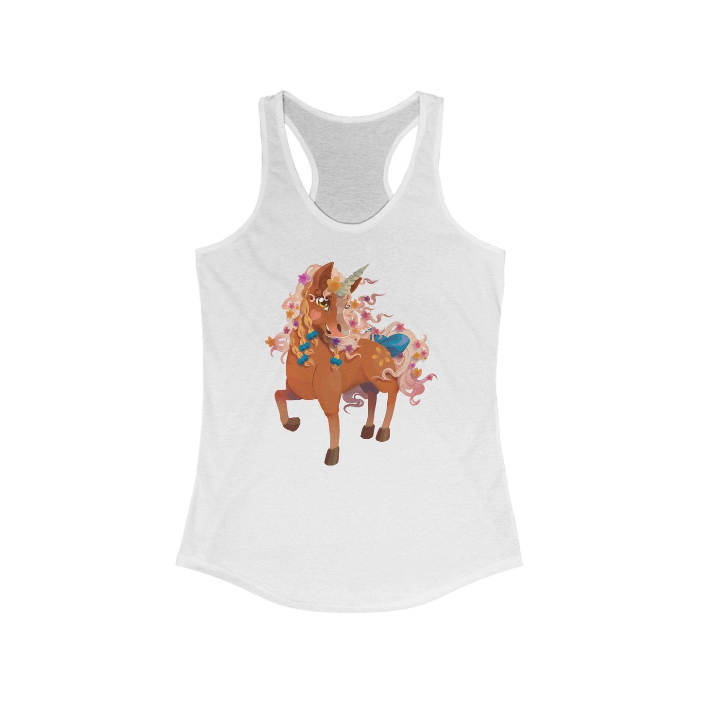 Gwenhwyer's Women's Racerback Tank - Claires Unicorn Adventures