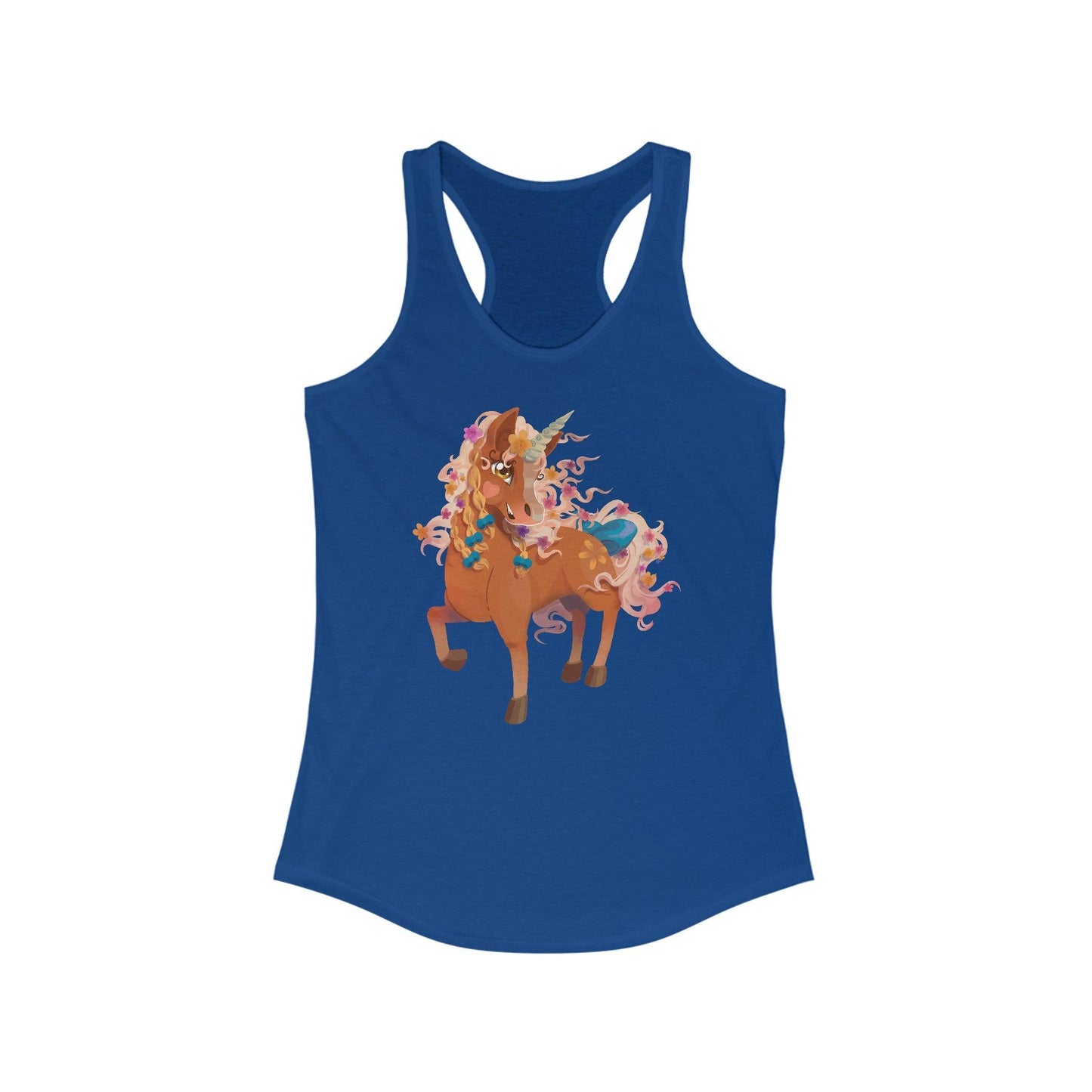 Gwenhwyer's Women's Racerback Tank - Claires Unicorn Adventures