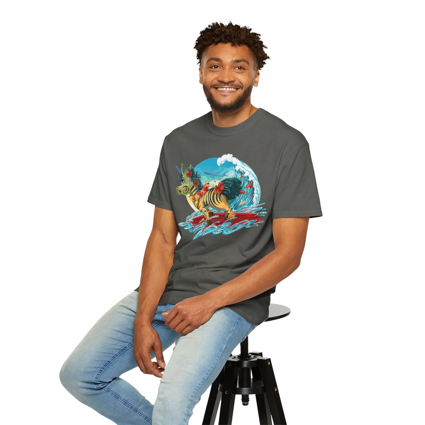 LeeNeigh Goes Surfing Unisex T-shirt