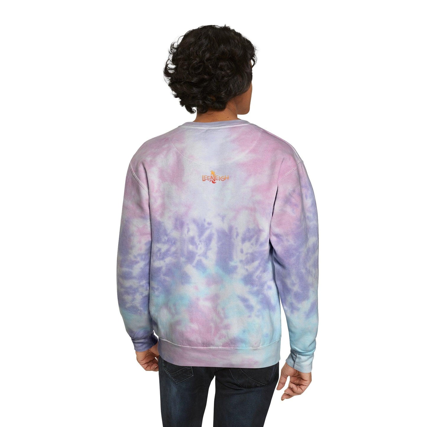 LeeNeigh Unisex Tie-Dye Sweatshirt - Claires Unicorn Adventures