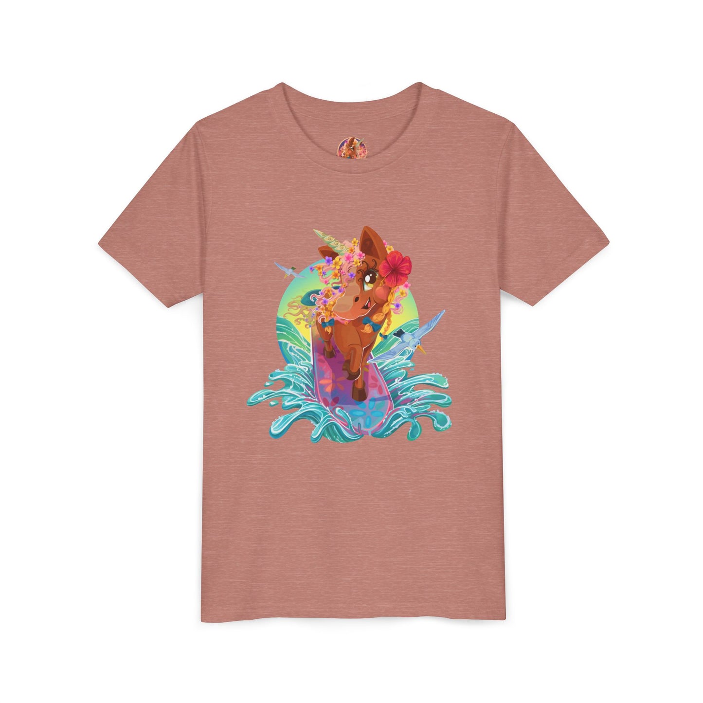 Gwenhwyer's Surfing Adventure Kids T-Shirt