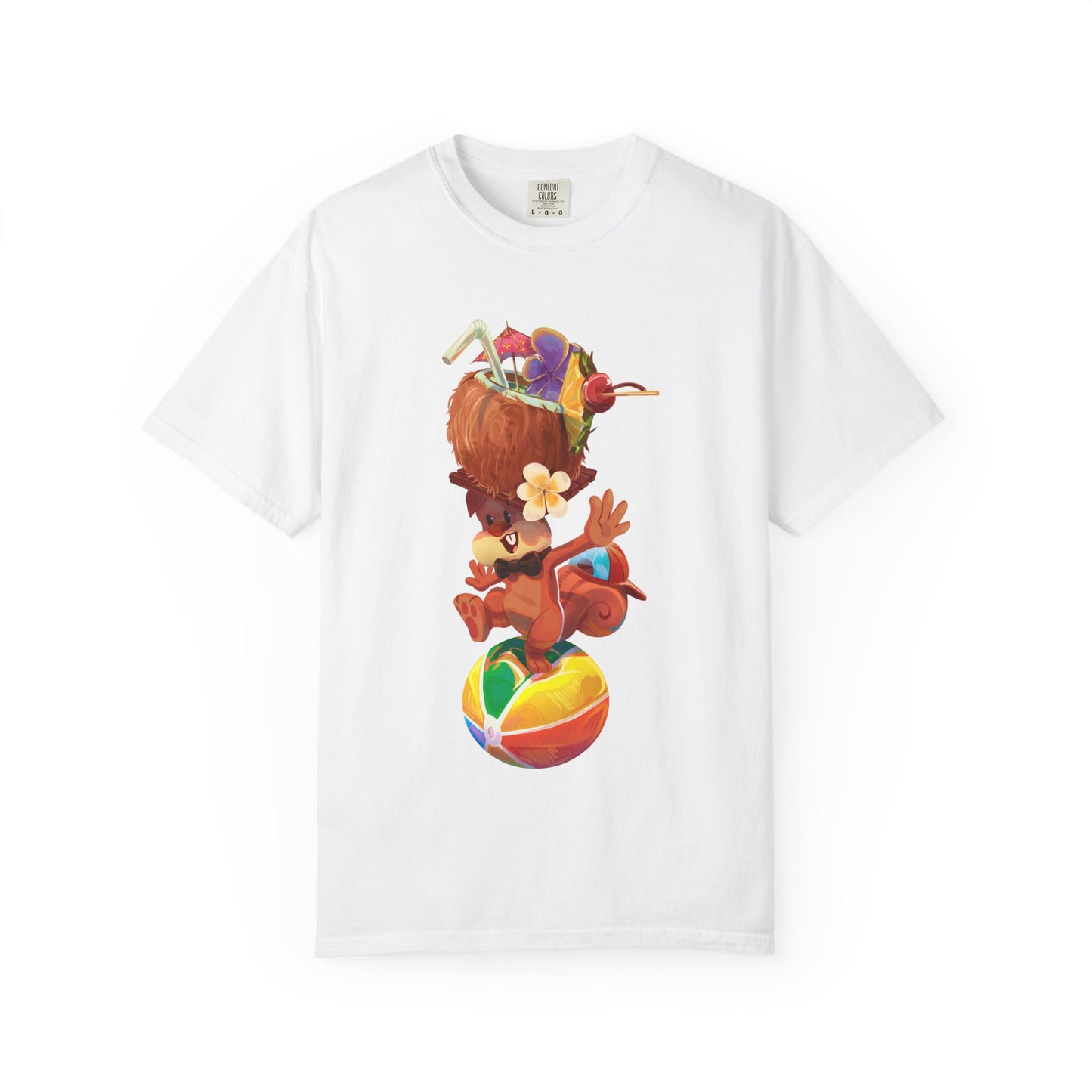 Tyrone the Squirrel Beach Ball Balancing Act Unisex T-Shirt