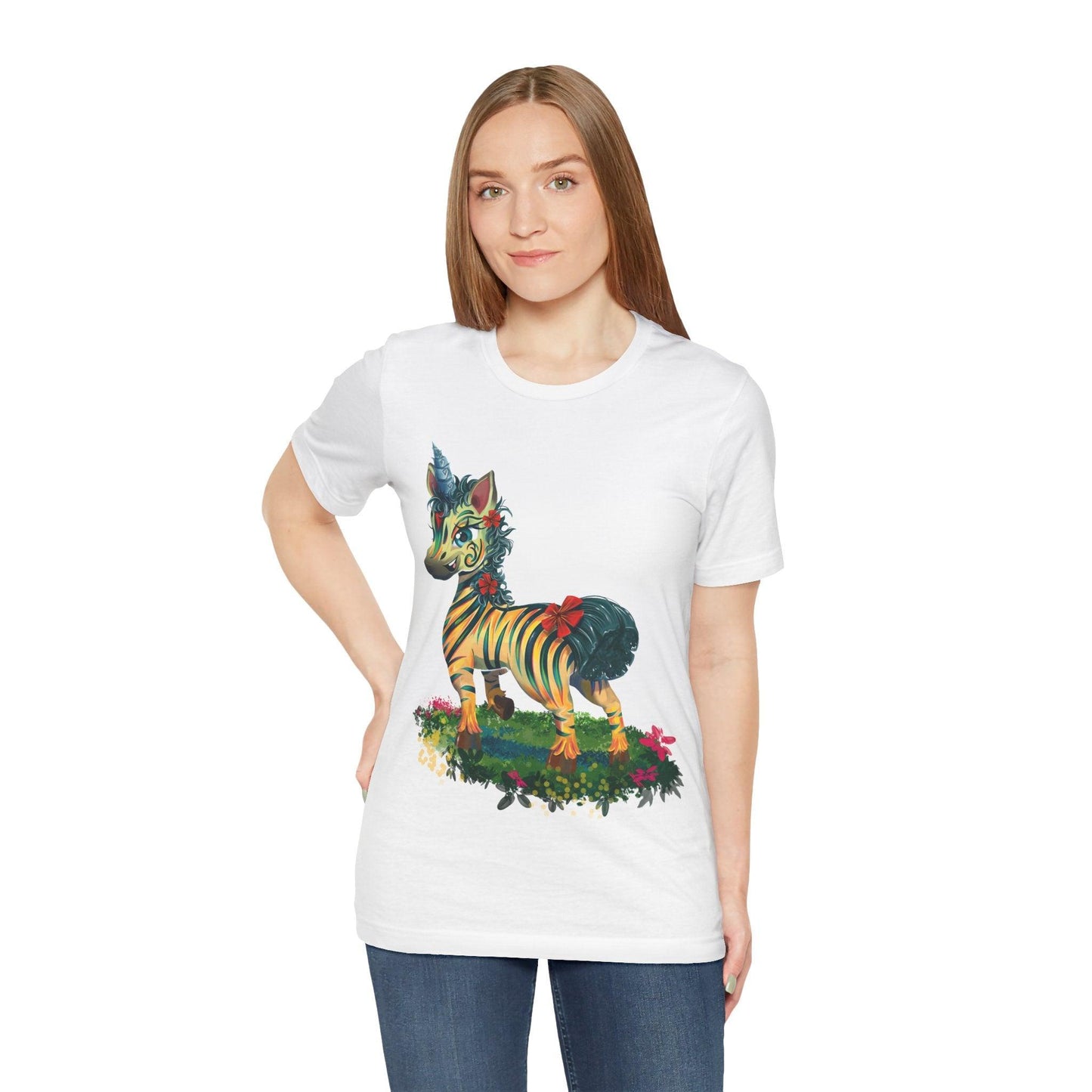 LeeNeigh Unisex Jersey Short Sleeve Tee - Claires Unicorn Adventures