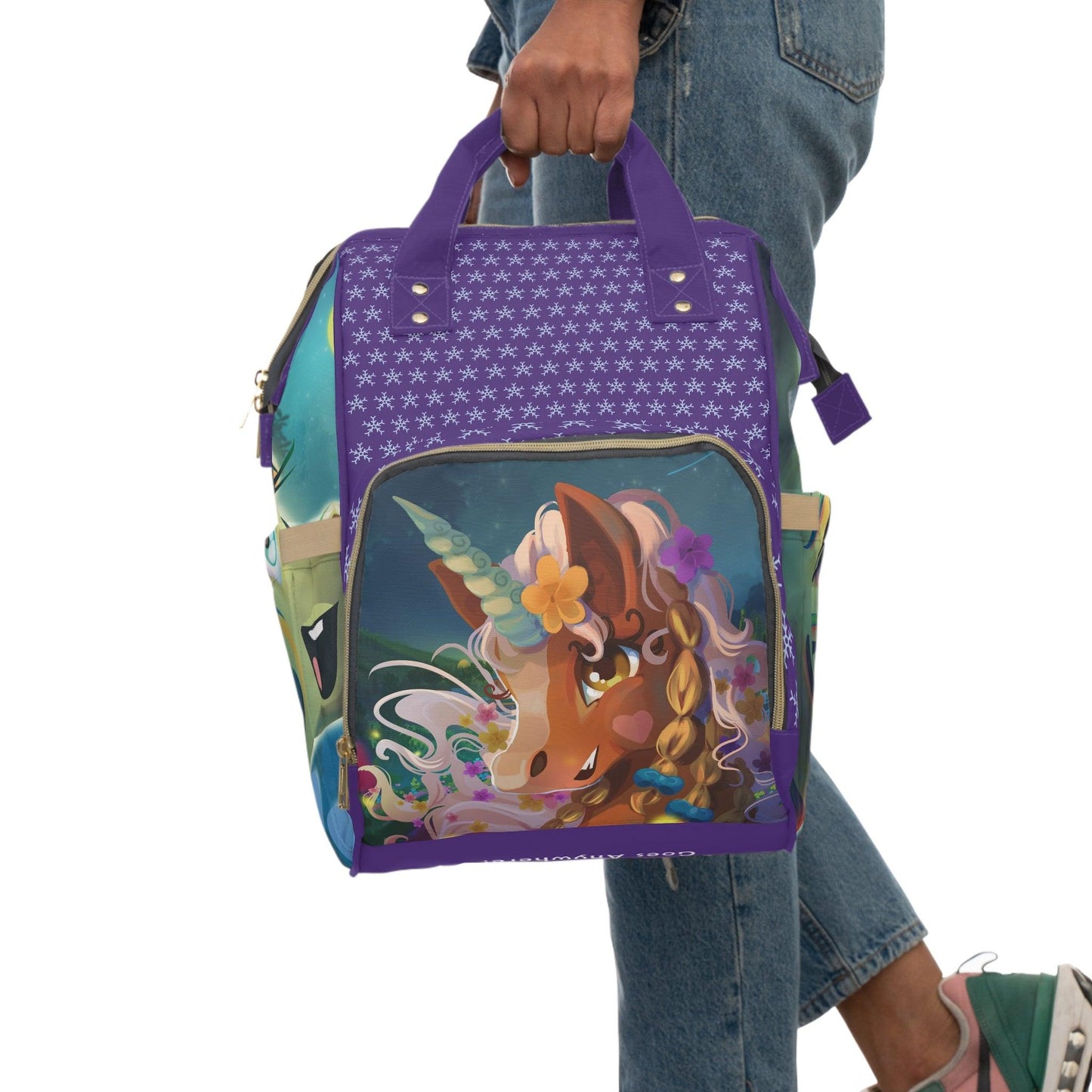 Multifunctional Diaper Backpack - Claires Unicorn Adventures