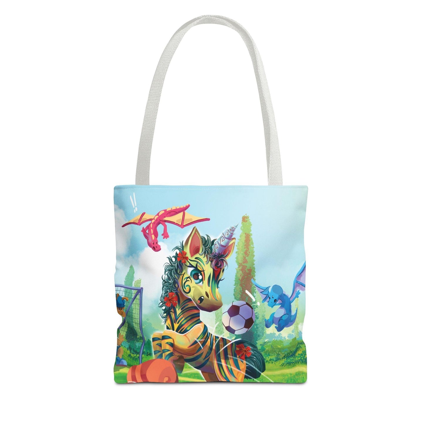 Tote Bag (AOP) - Claires Unicorn Adventures