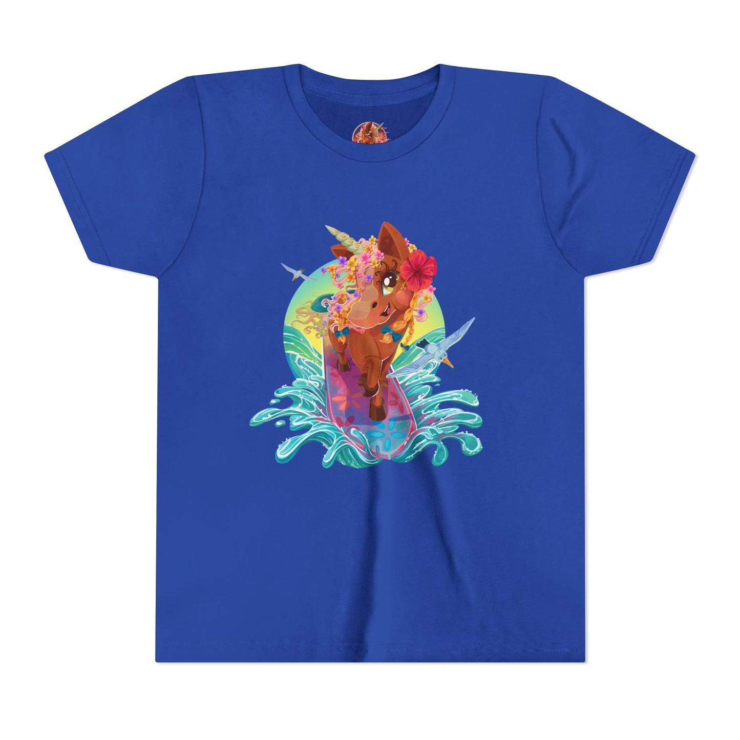Gwenhwyer's Surfing Adventure Kids T-Shirt