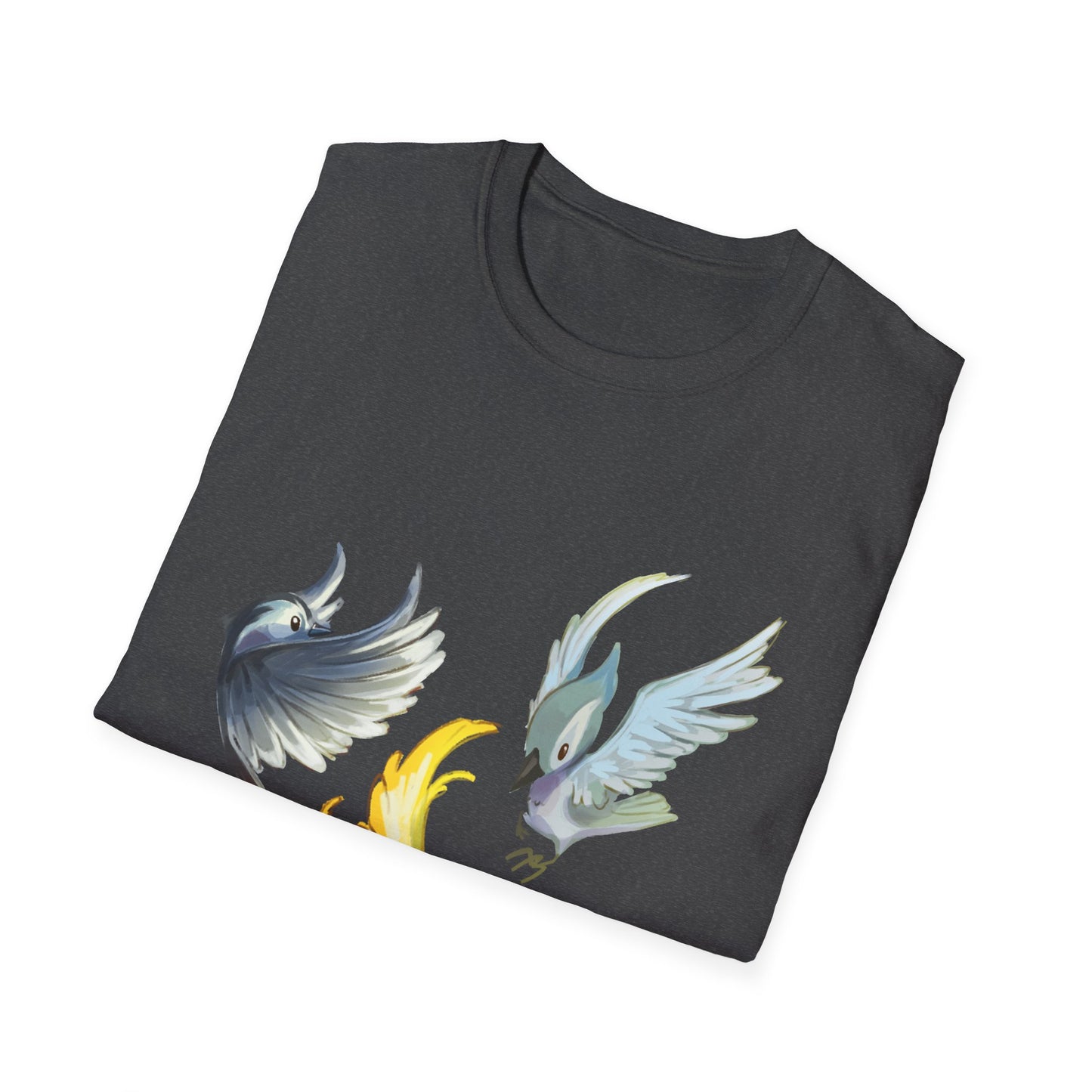 Busy Birds Unisex Softstyle T-Shirt